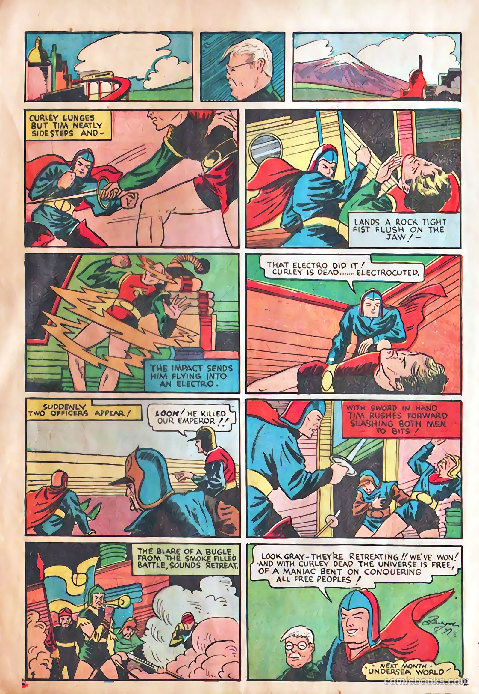 Amazing Mystery Funnies #4 (1939) — page 5 of 42
