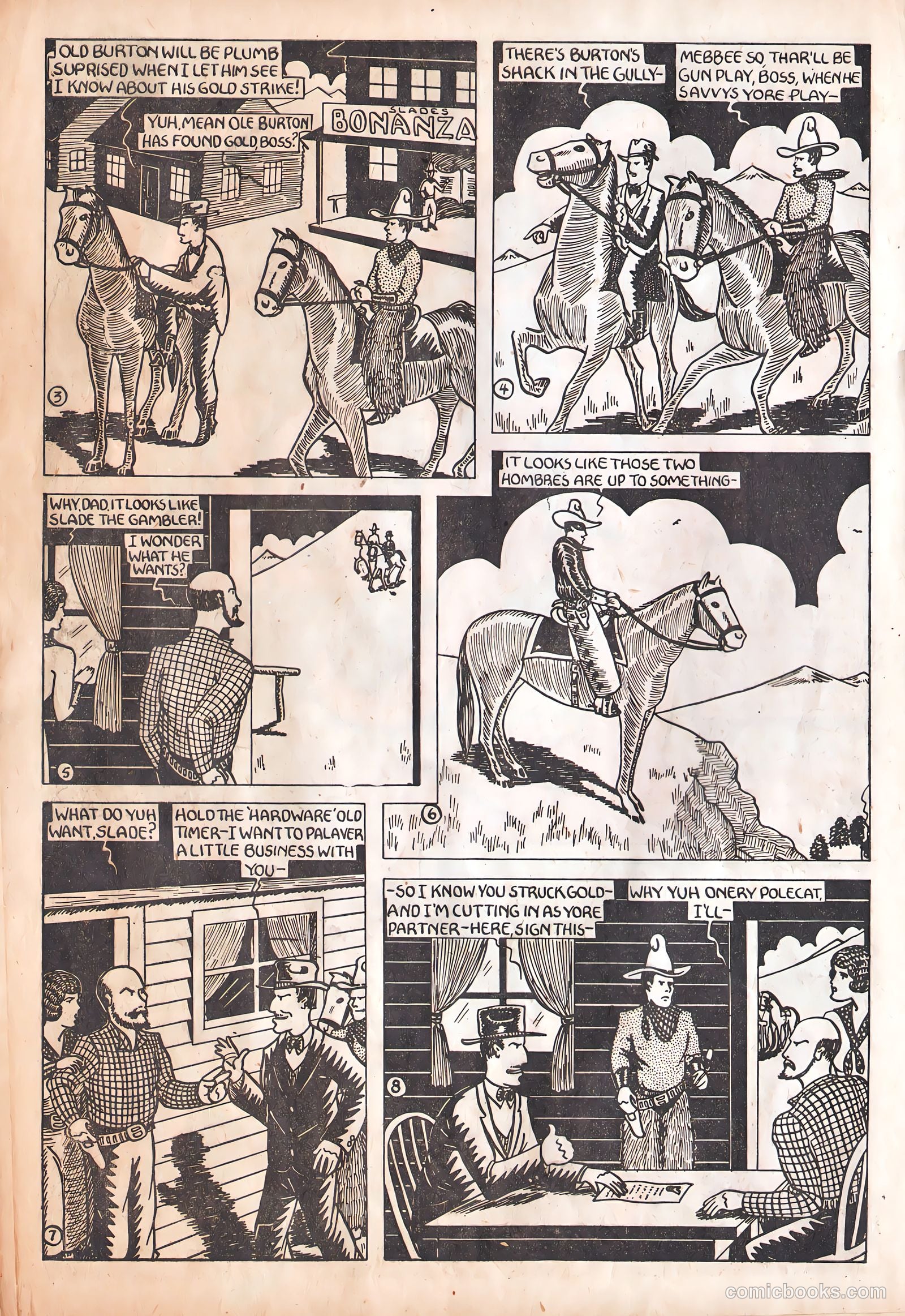 Amazing Mystery Funnies #4 (1939) — page 23 of 42