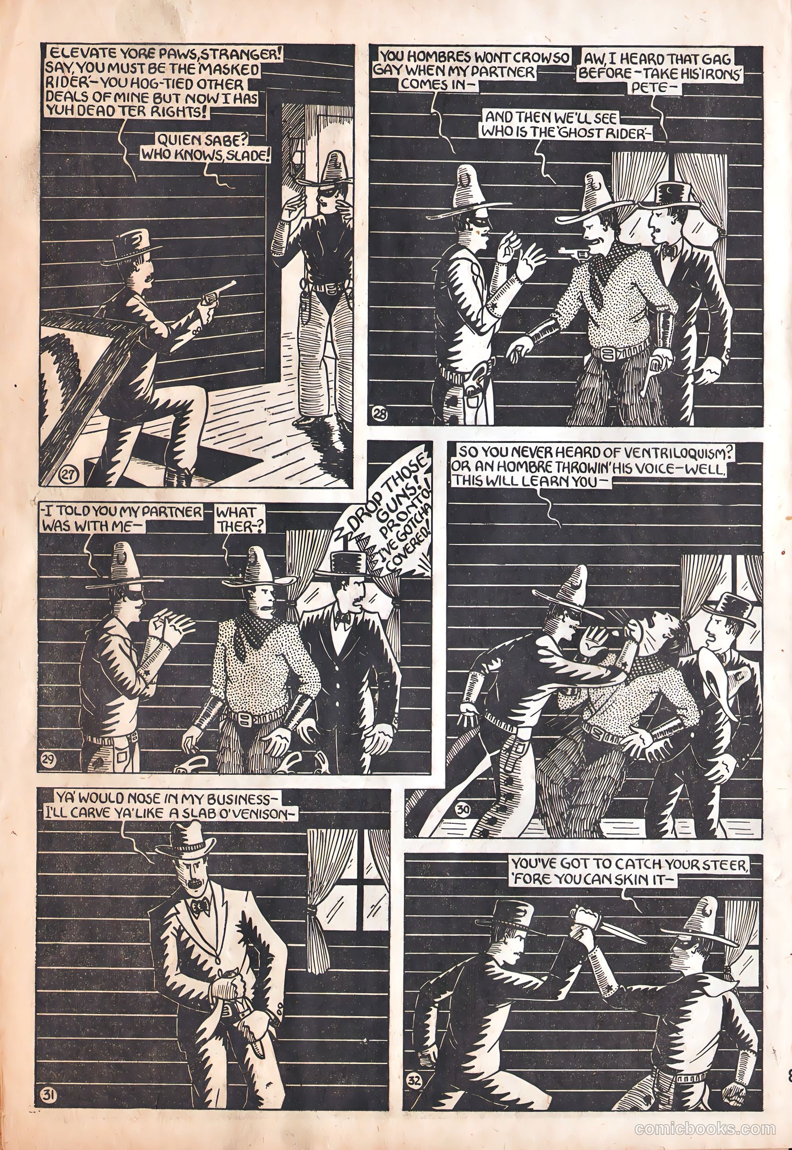 Amazing Mystery Funnies #4 (1939) — page 27 of 42