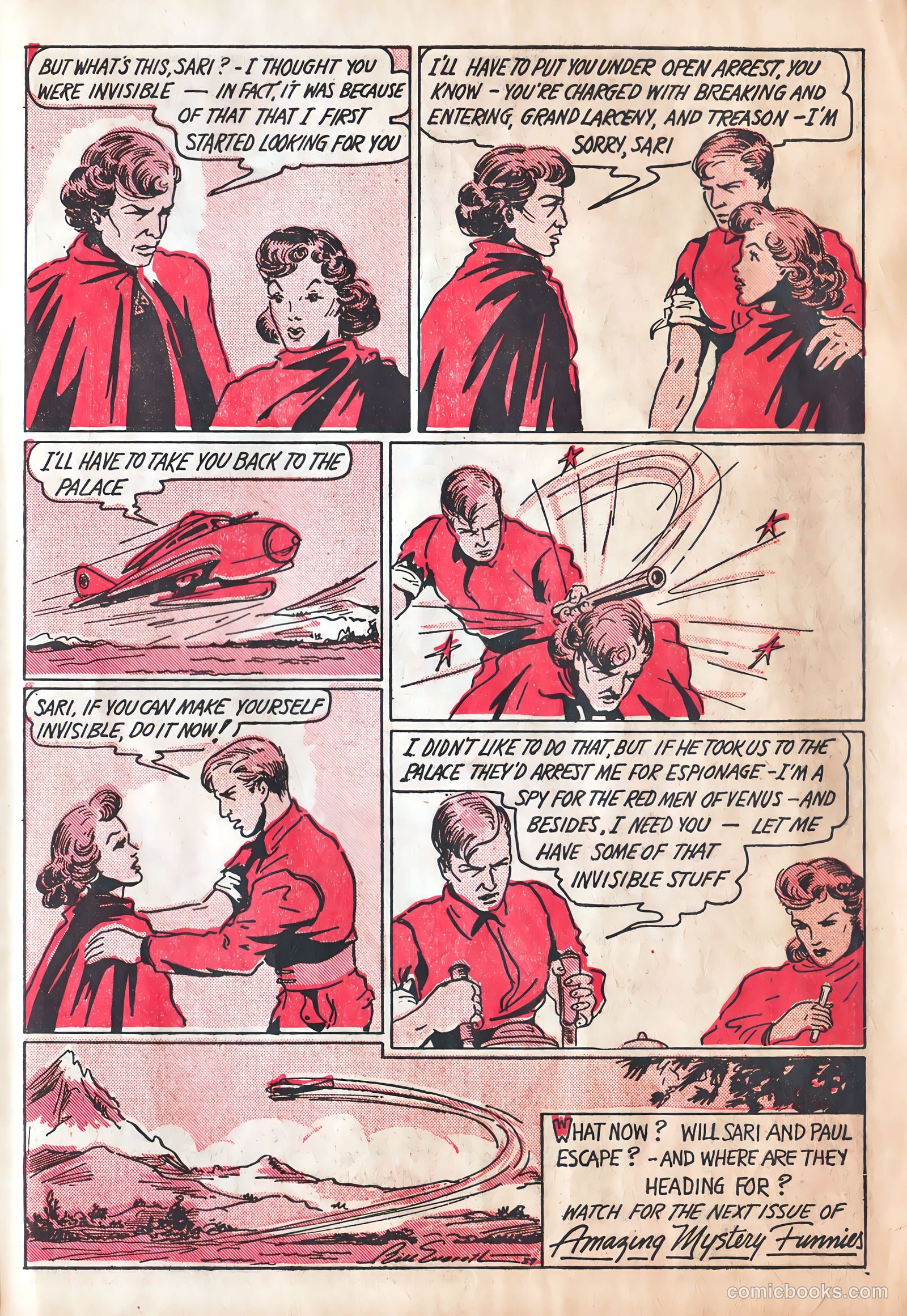 Amazing Mystery Funnies #4 (1939) — page 32 of 42