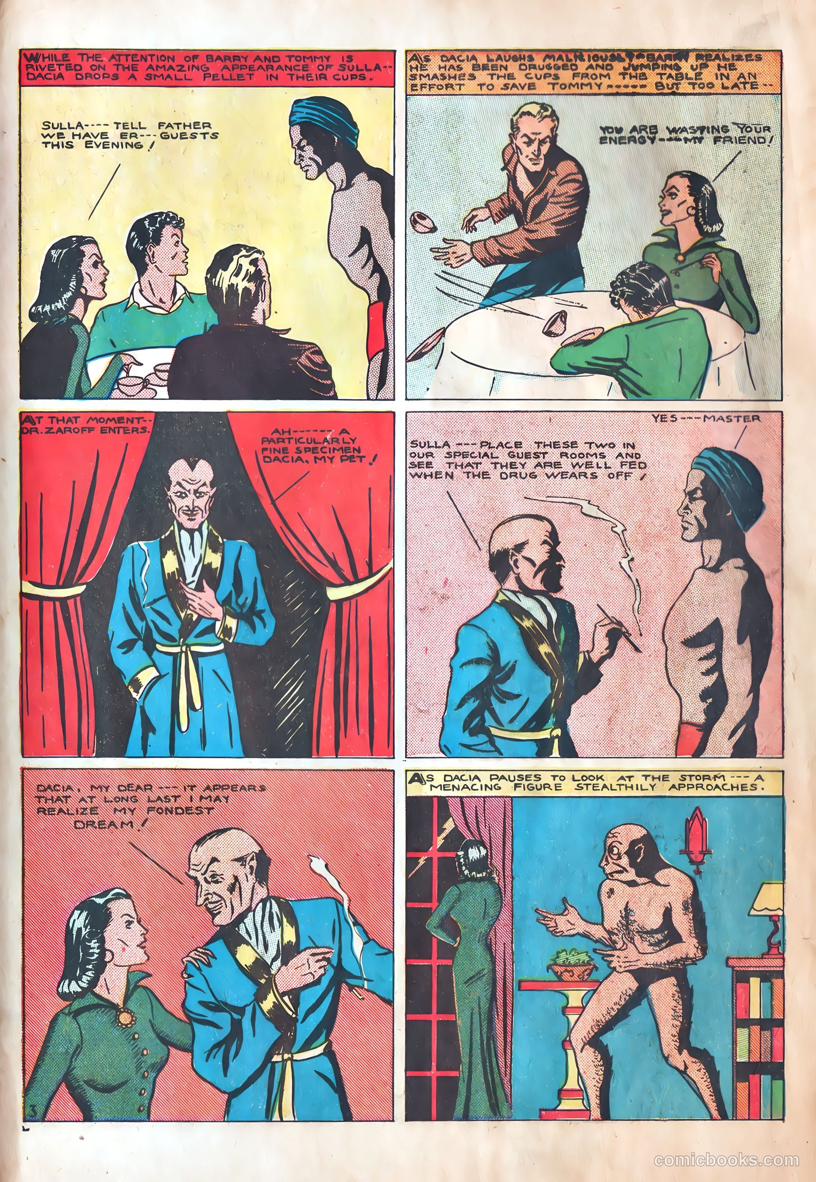 Amazing Mystery Funnies #4 (1939) — page 36 of 42