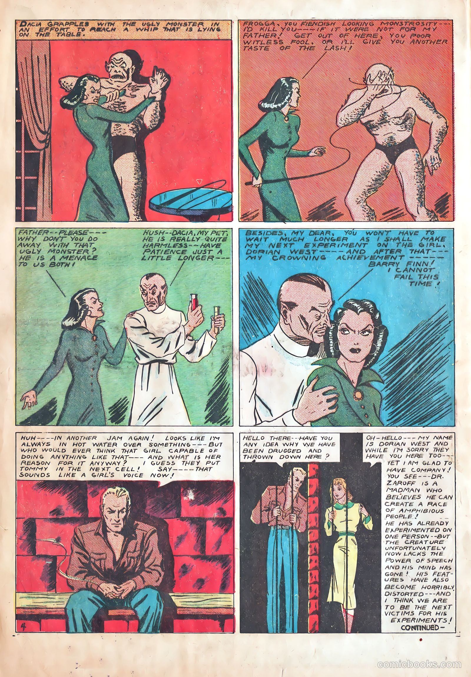 Amazing Mystery Funnies #4 (1939) — page 37 of 42
