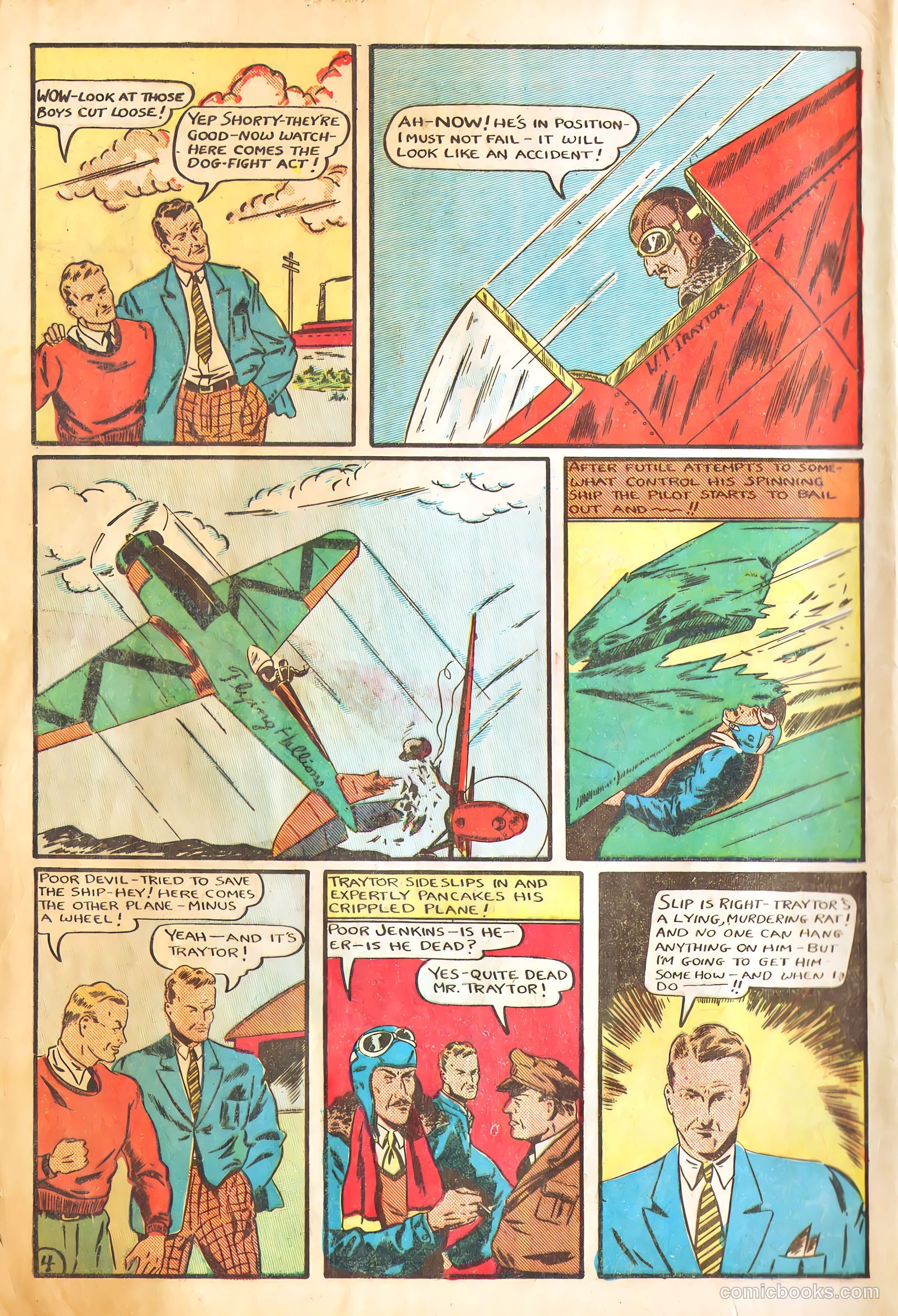 Amazing Mystery Funnies #4 (1939) — page 41 of 42