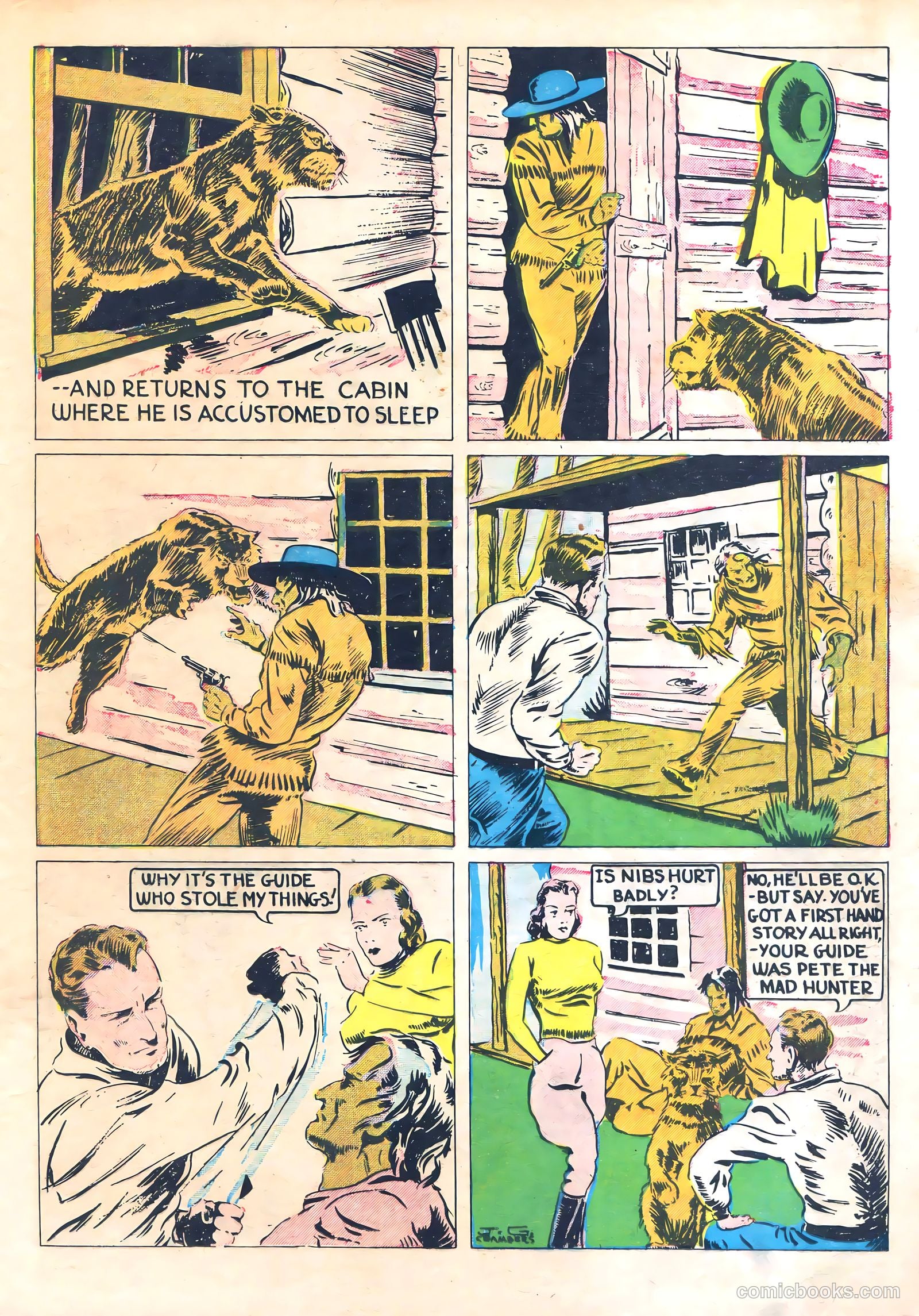 Amazing Mystery Funnies #5 (1939) — page 33 of 52