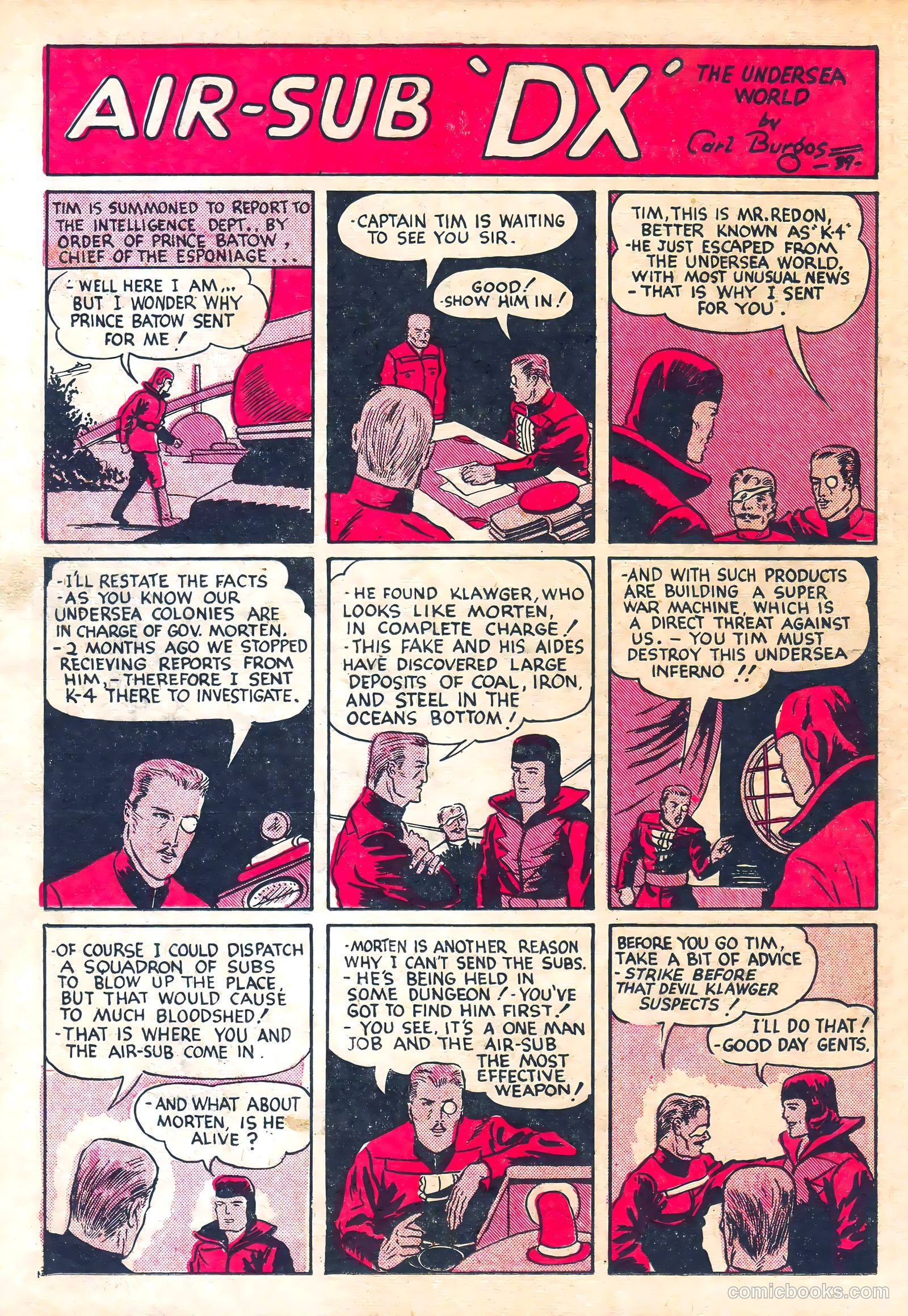 Amazing Mystery Funnies #5 (1939) — page 34 of 52