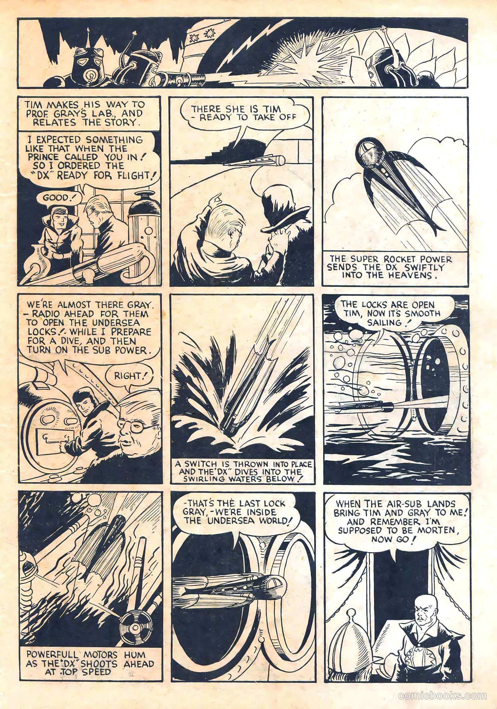 Amazing Mystery Funnies #5 (1939) — page 35 of 52