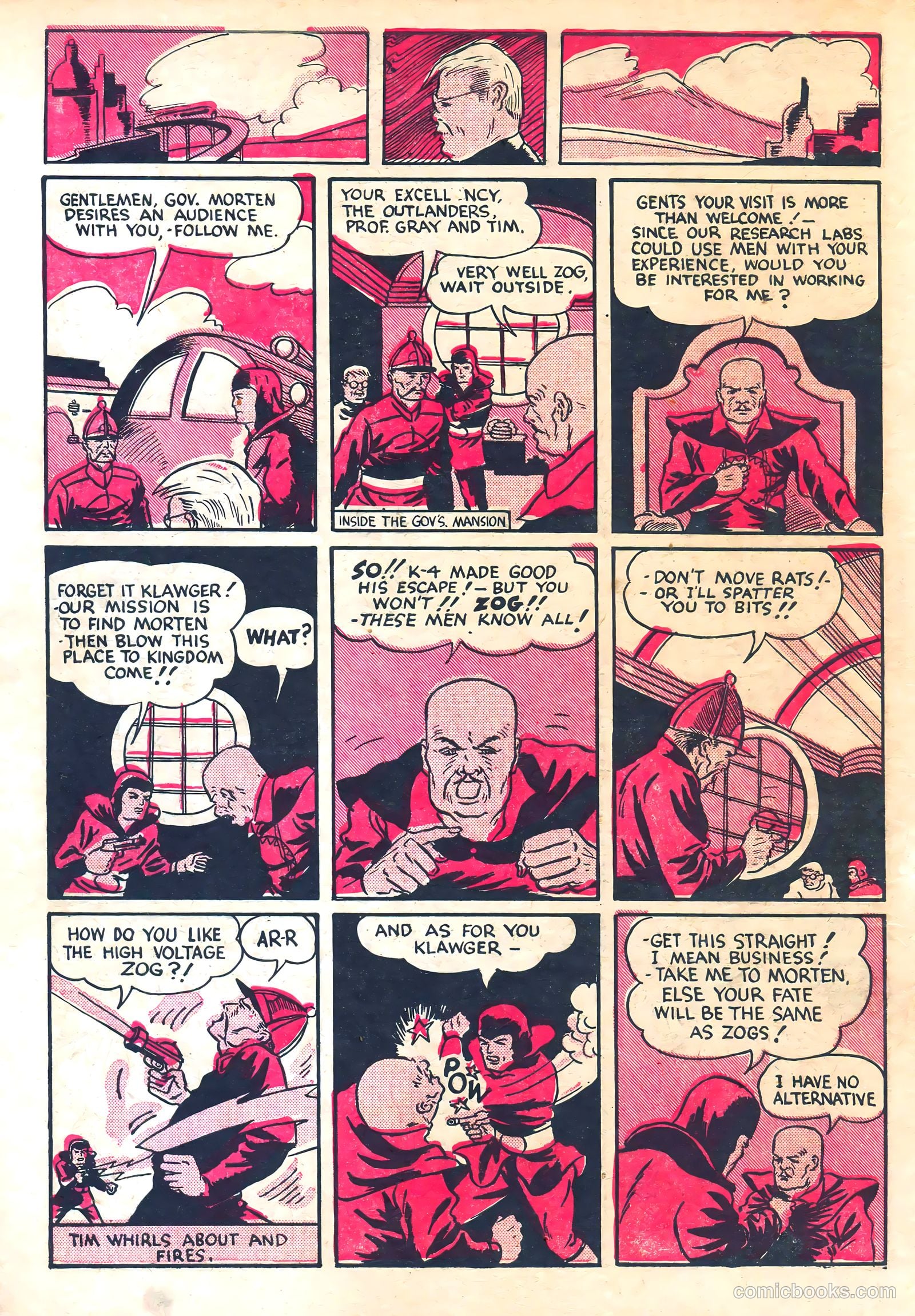 Amazing Mystery Funnies #5 (1939) — page 36 of 52