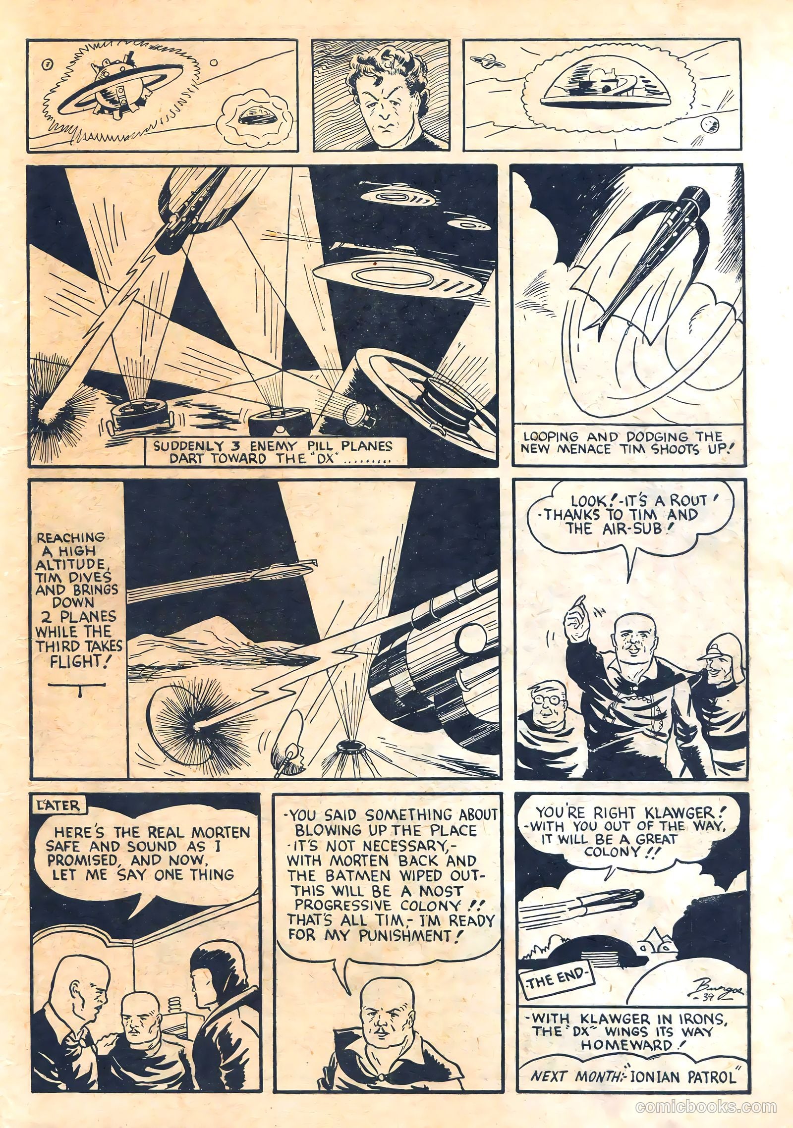 Amazing Mystery Funnies #5 (1939) — page 39 of 52