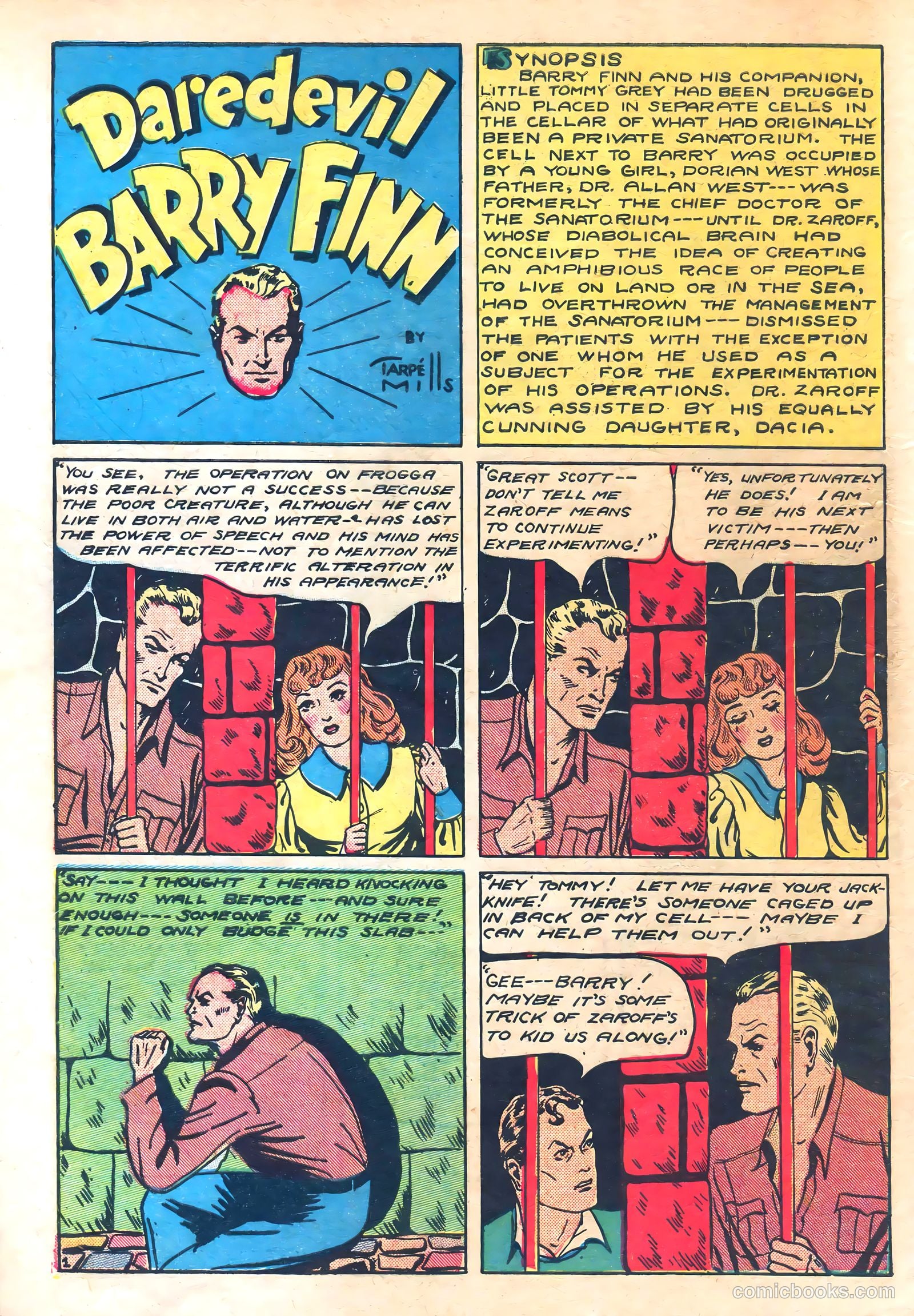 Amazing Mystery Funnies #5 (1939) — page 40 of 52
