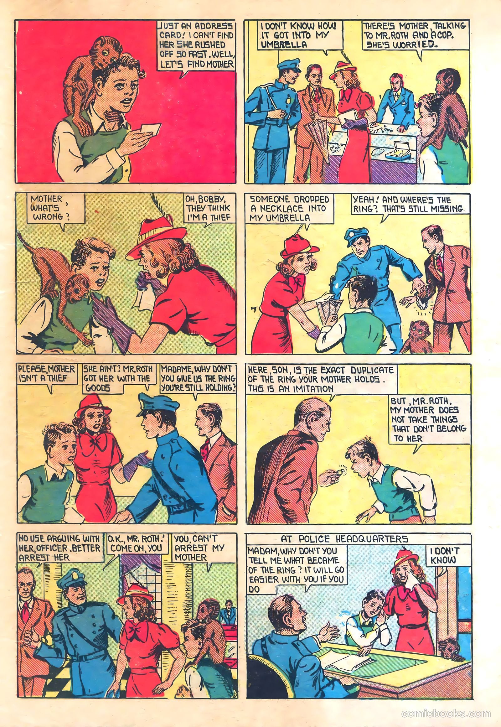 Amazing Mystery Funnies #5 (1939) — page 45 of 52