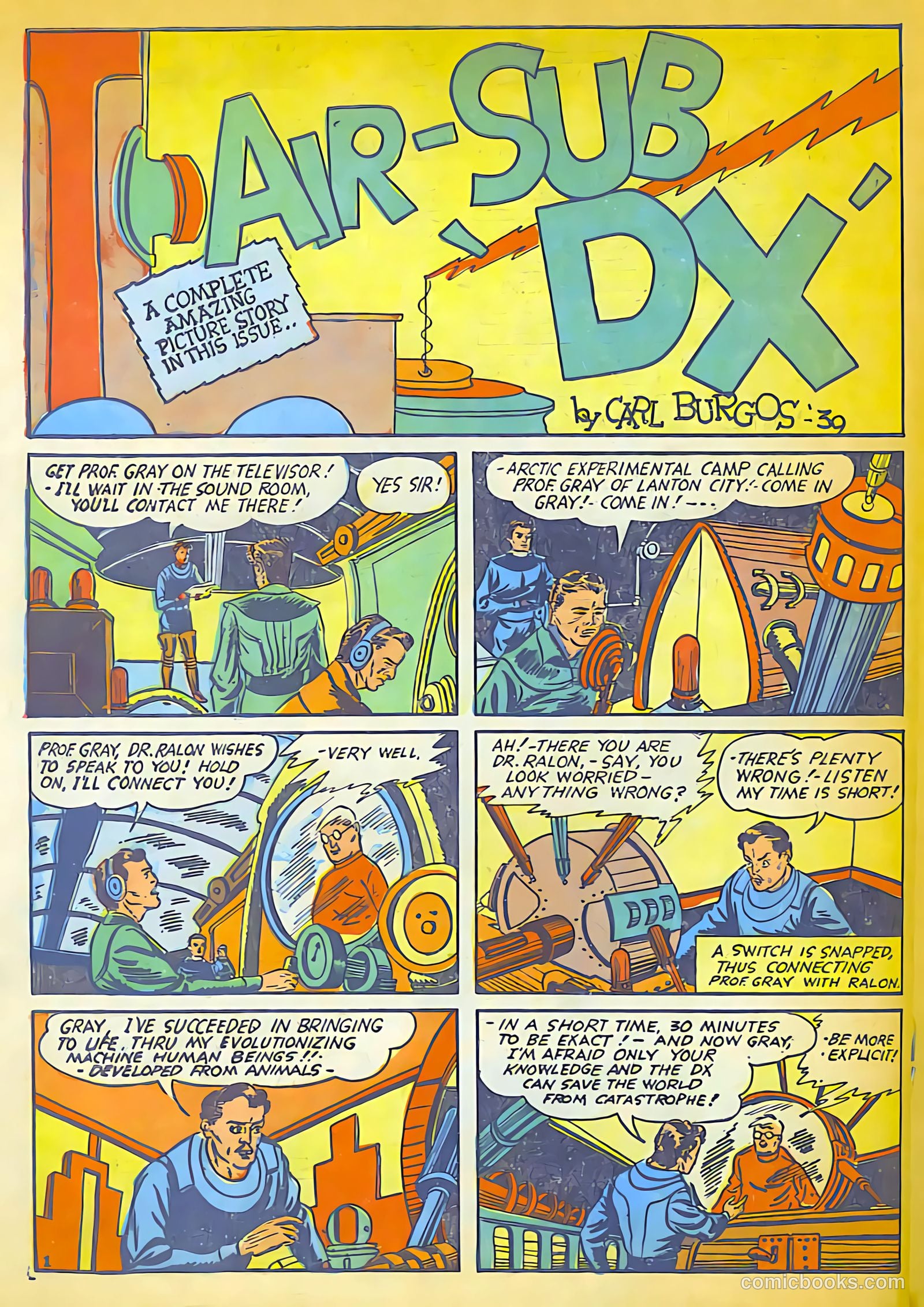 Amazing Mystery Funnies #6 (1939) — page 2 of 7