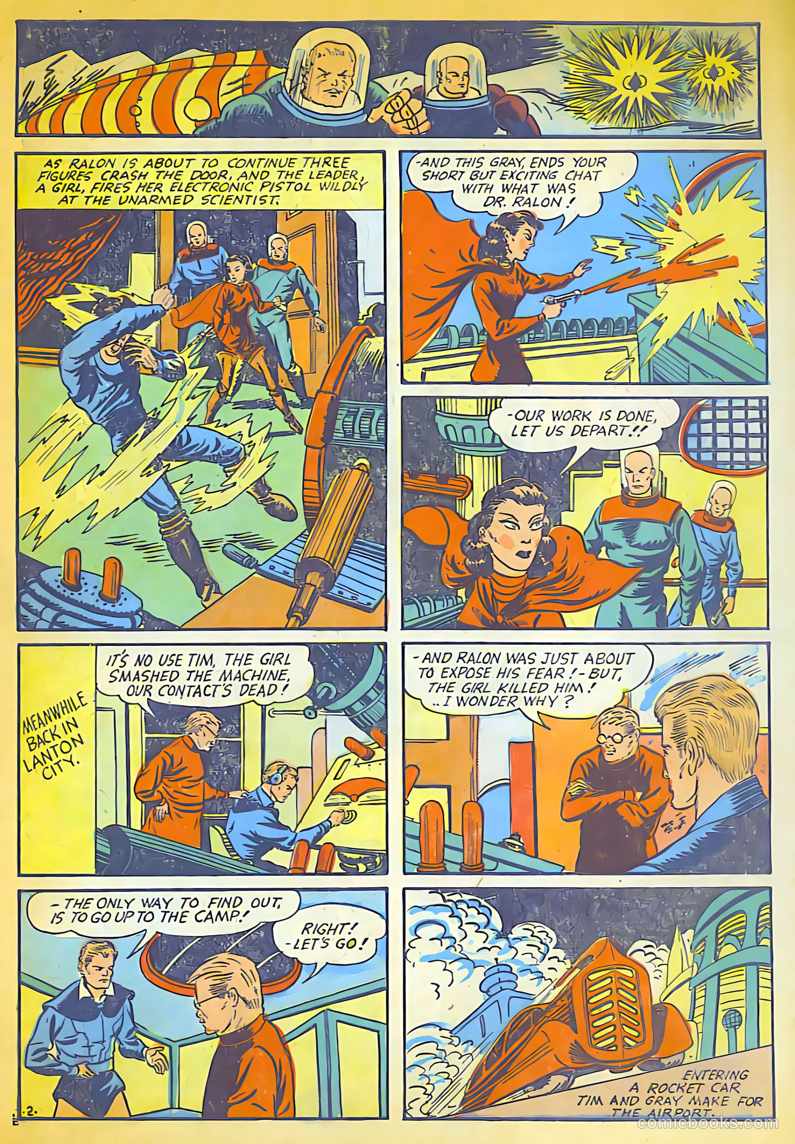 Amazing Mystery Funnies #6 (1939) — page 3 of 7