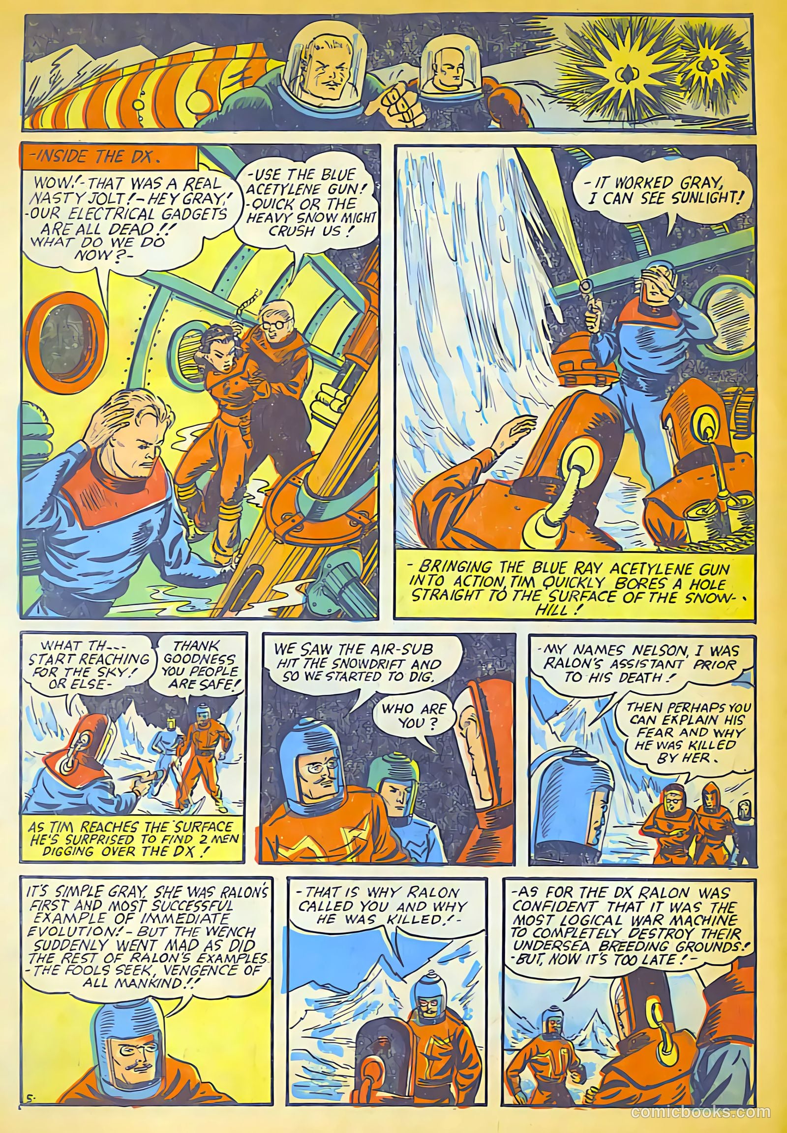 Amazing Mystery Funnies #6 (1939) — page 6 of 7
