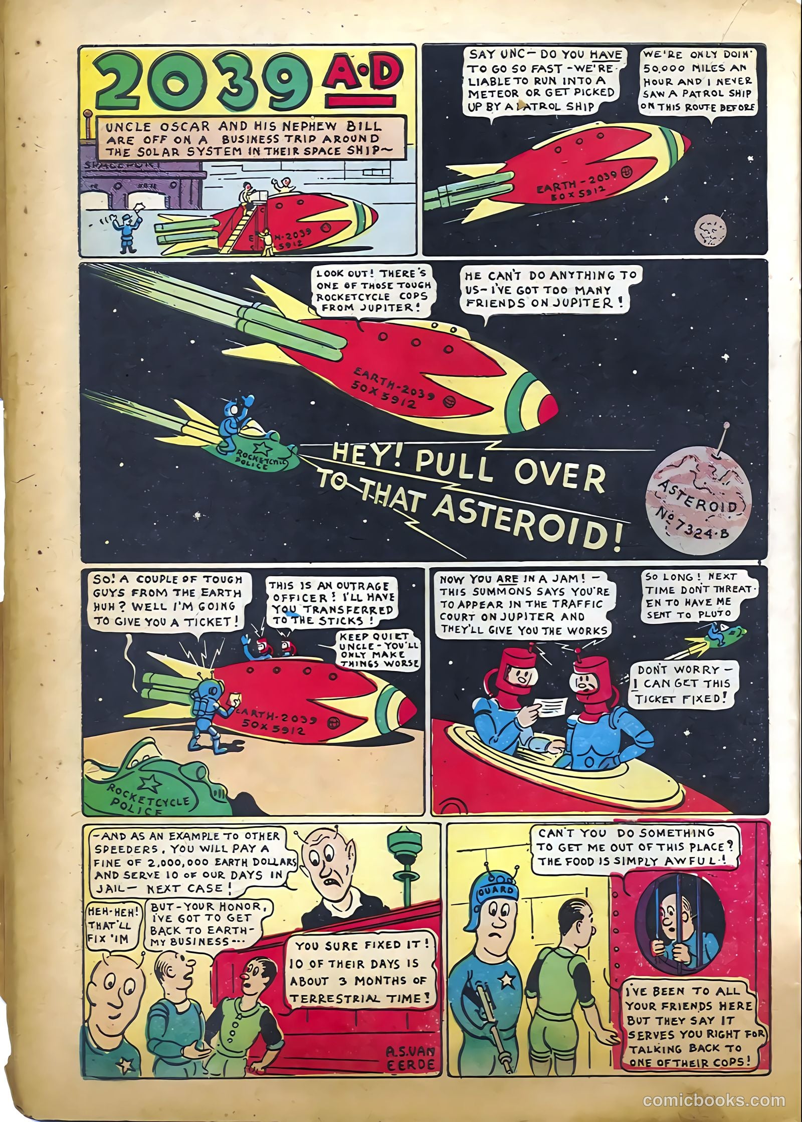 Amazing Mystery Funnies #7 (1939) — page 18 of 52