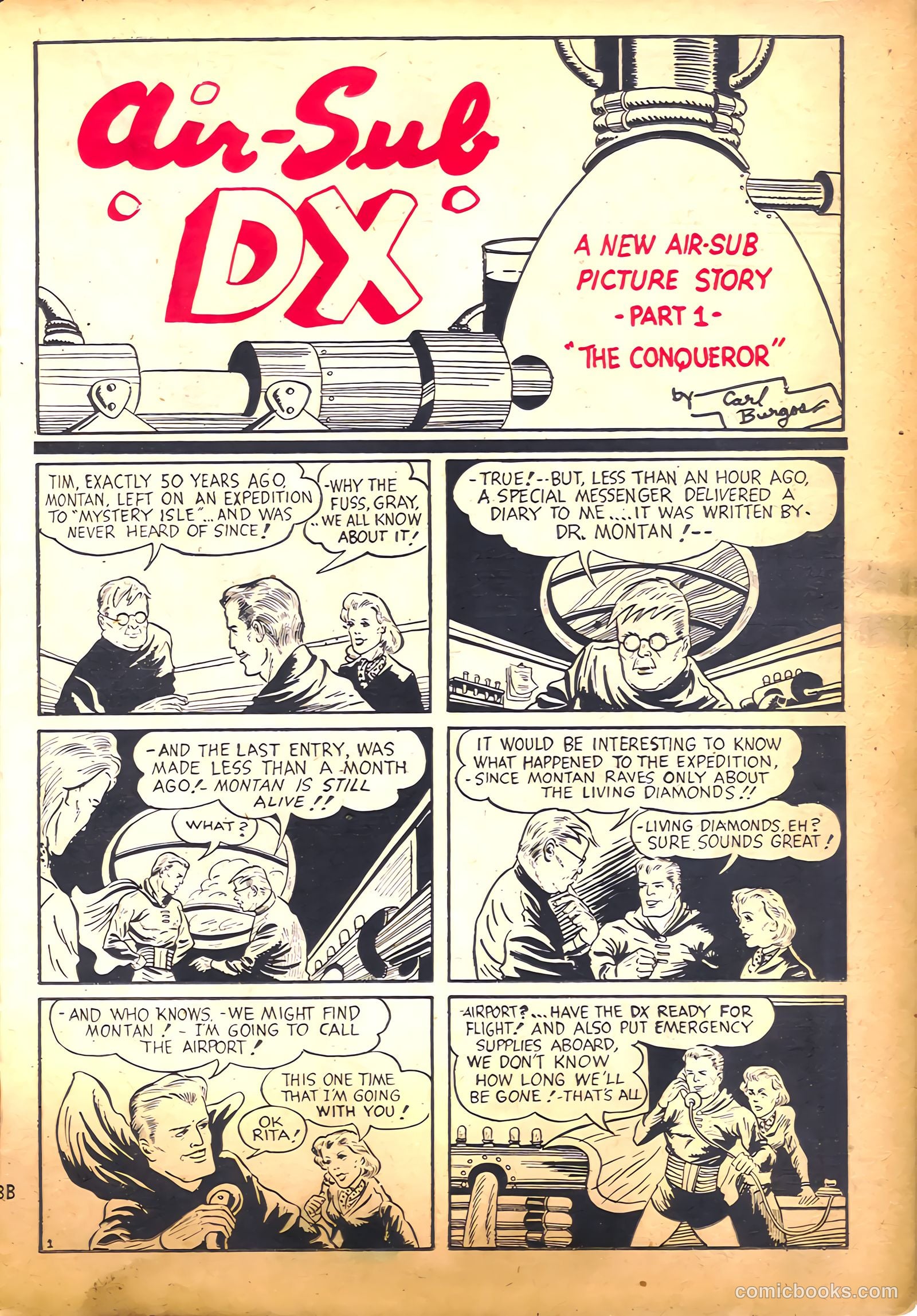 Amazing Mystery Funnies #7 (1939) — page 19 of 52