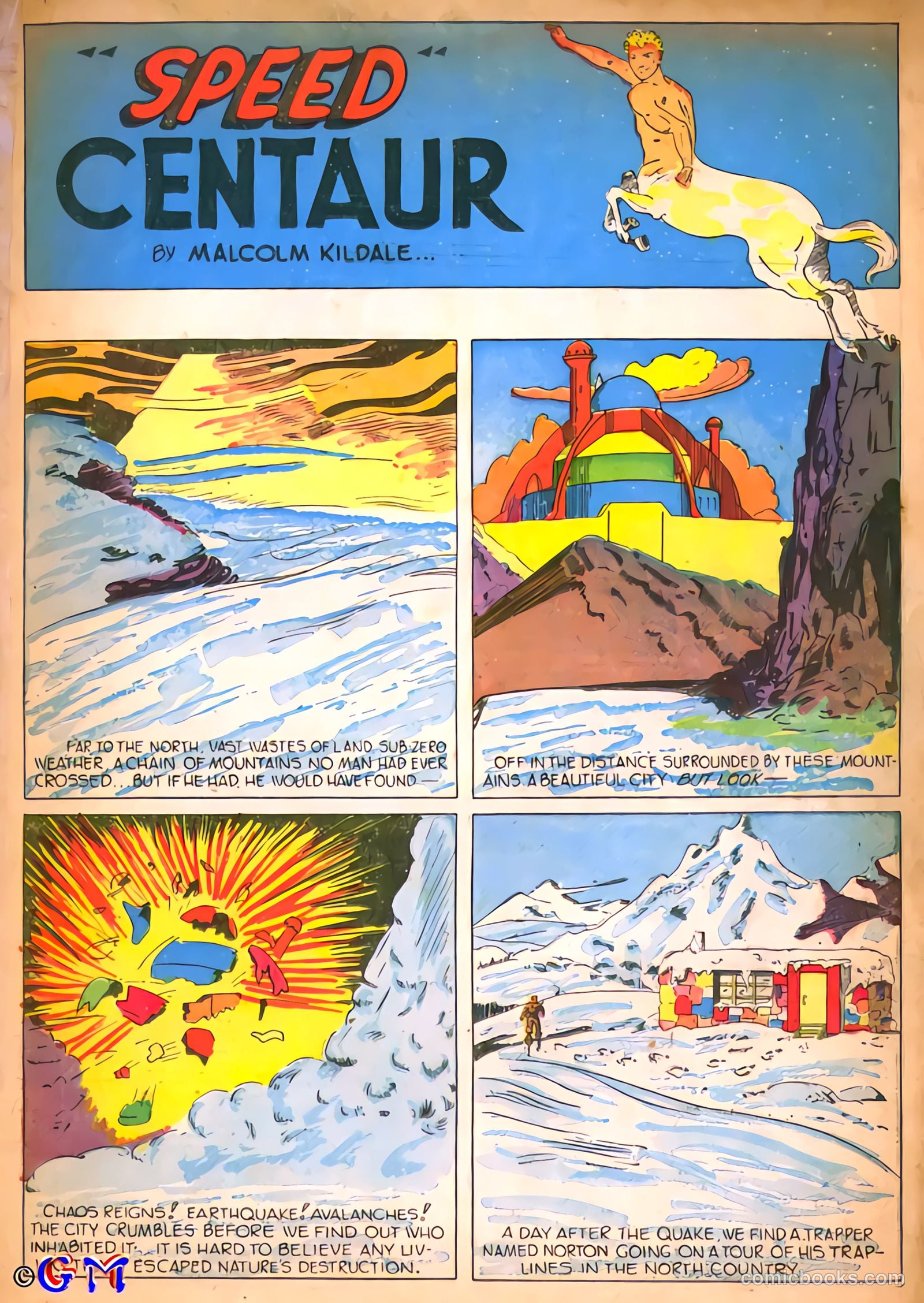 Amazing Mystery Funnies #8 (1939) — page 3 of 53