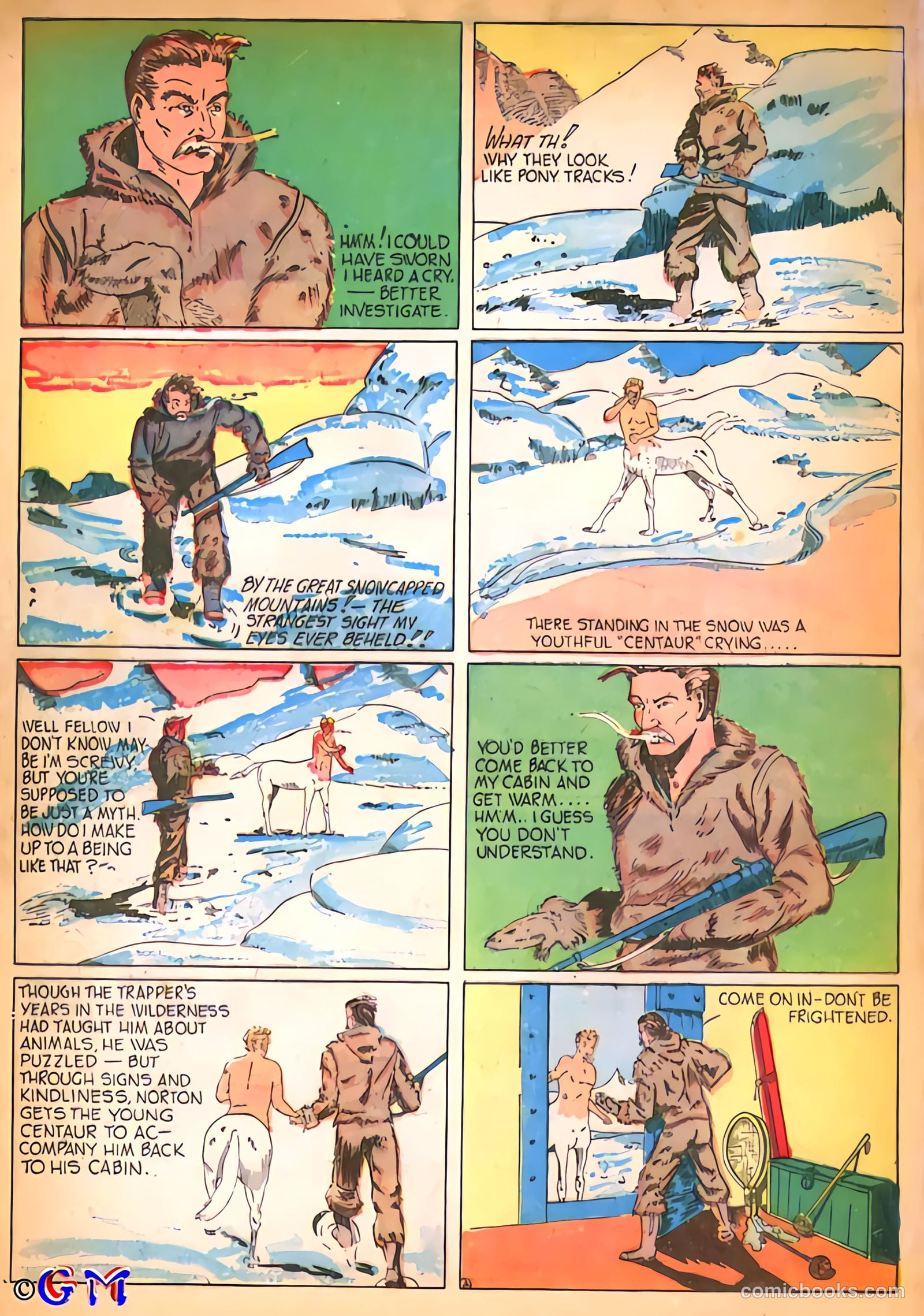 Amazing Mystery Funnies #8 (1939) — page 4 of 53