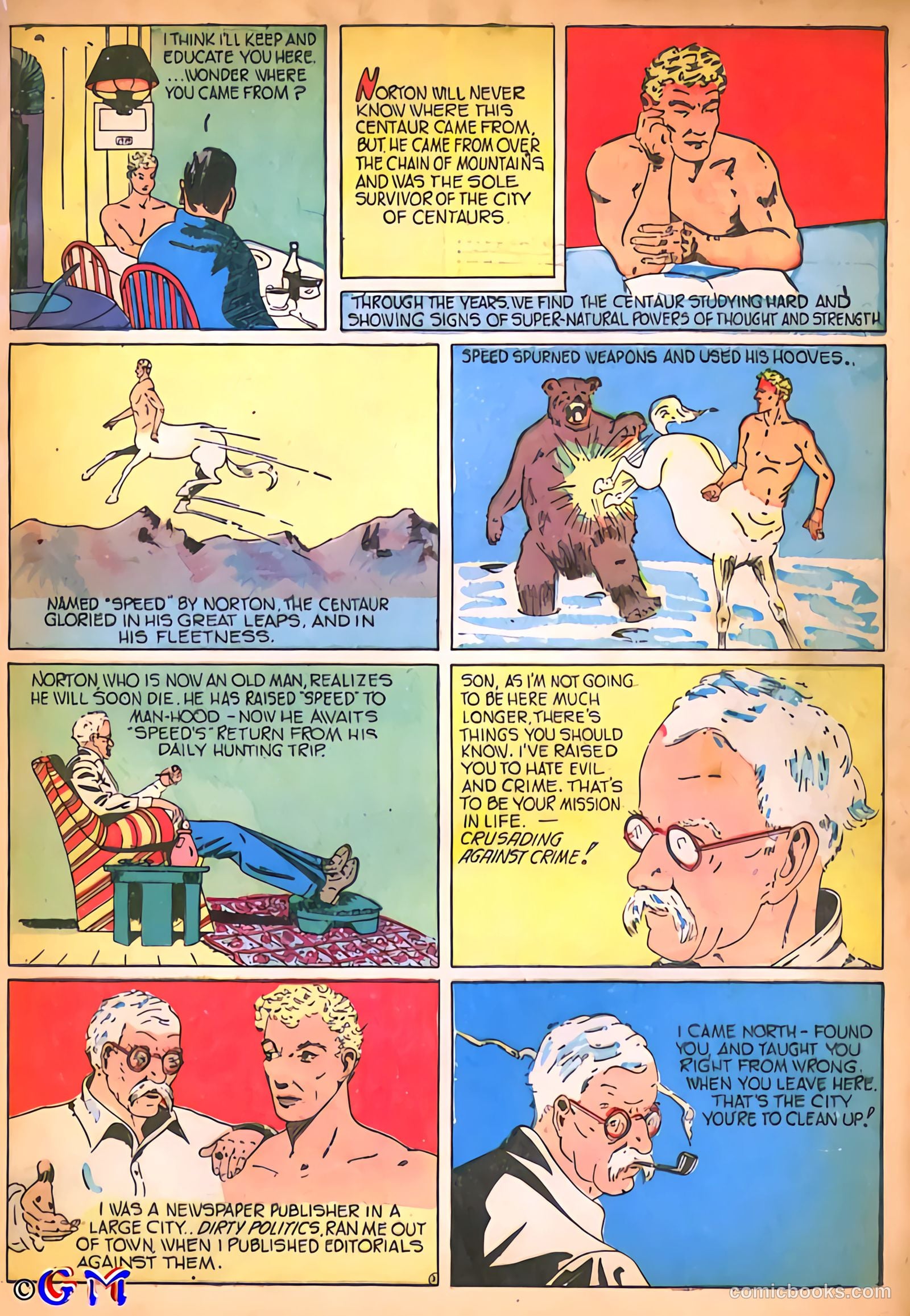 Amazing Mystery Funnies #8 (1939) — page 5 of 53