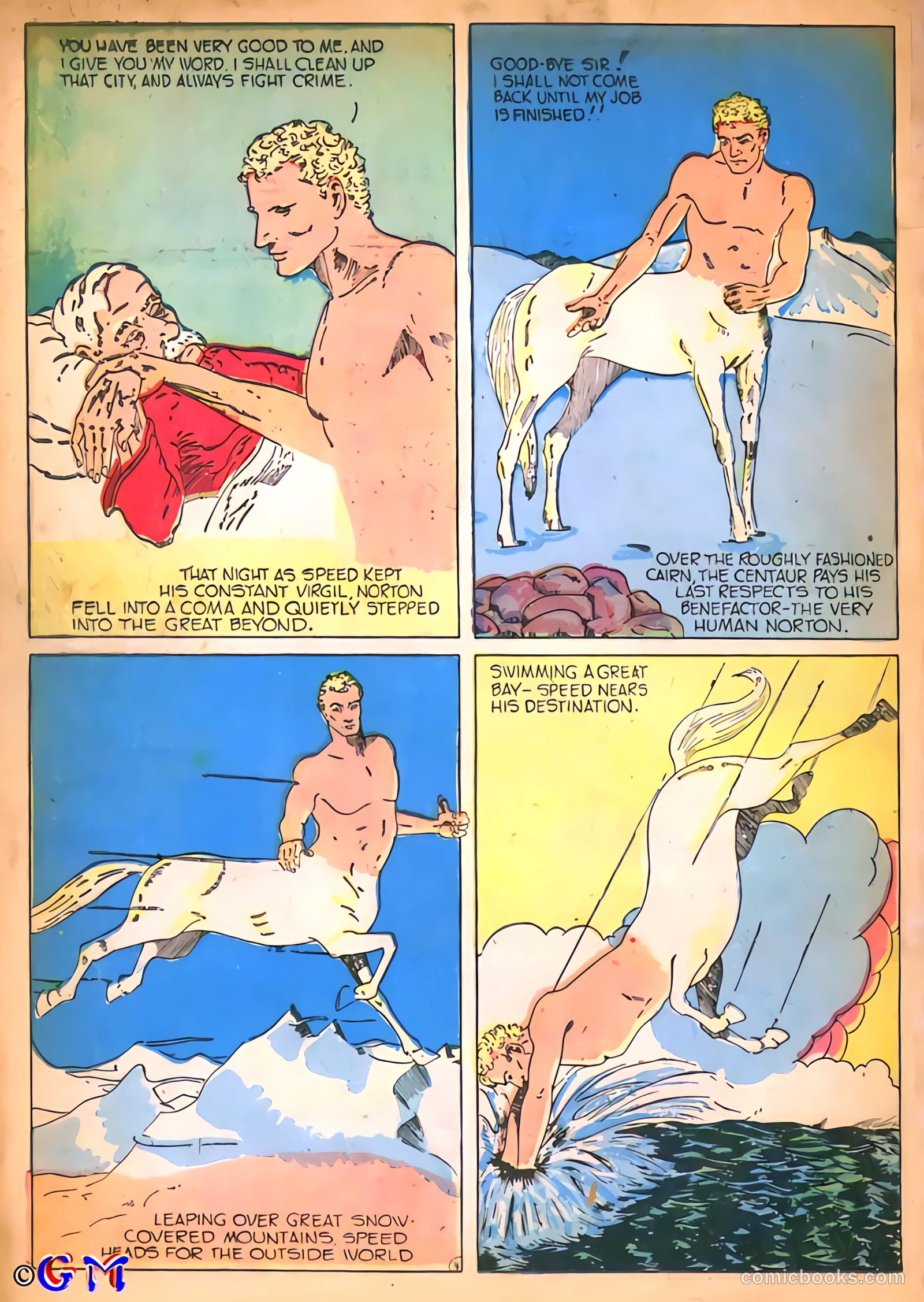 Amazing Mystery Funnies #8 (1939) — page 6 of 53