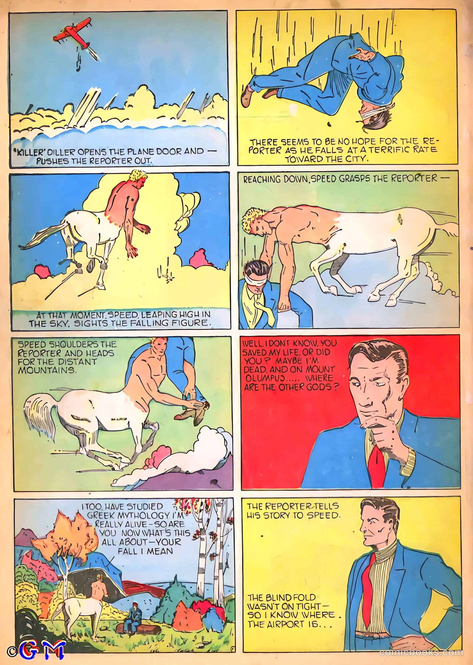 Amazing Mystery Funnies #8 (1939) — page 8 of 53