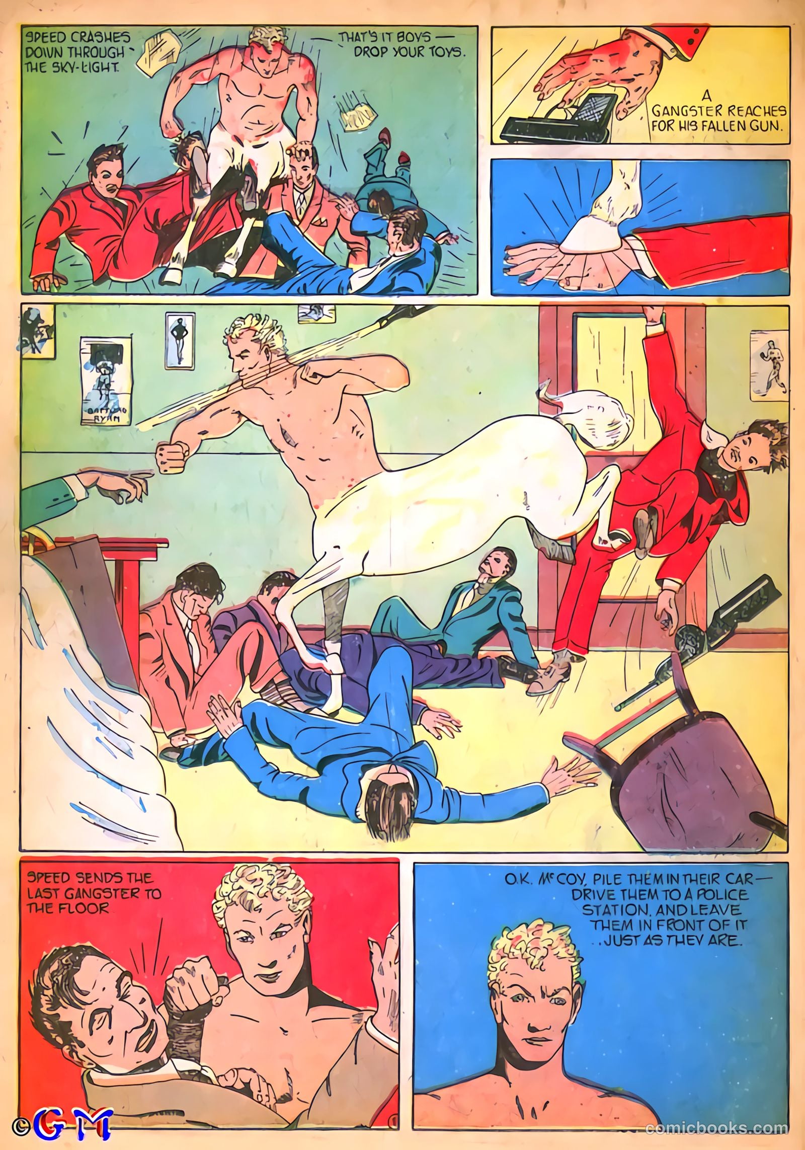 Amazing Mystery Funnies #8 (1939) — page 10 of 53