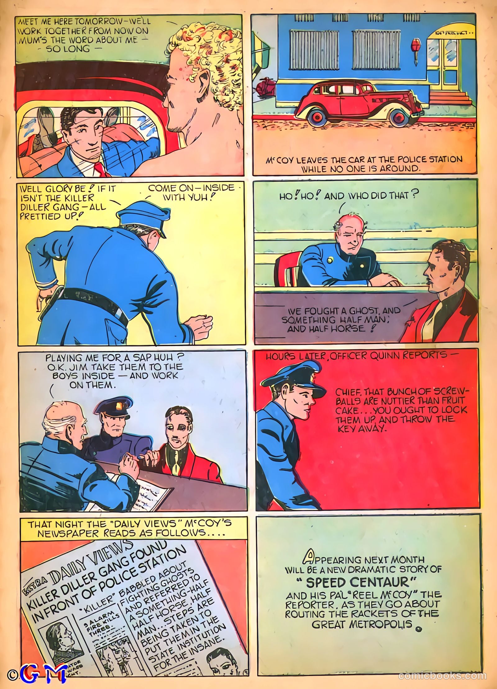 Amazing Mystery Funnies #8 (1939) — page 11 of 53