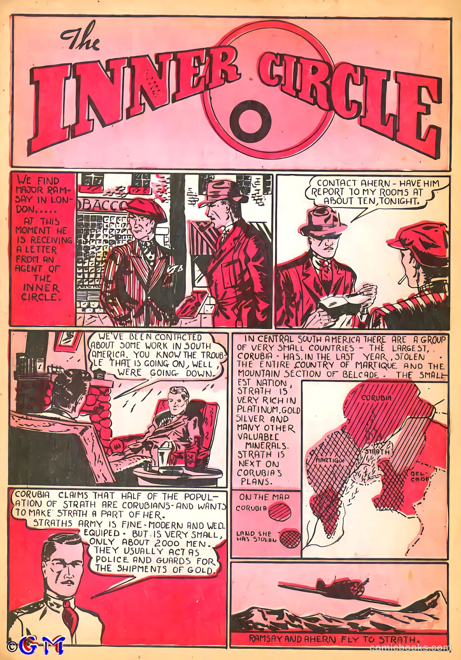 Amazing Mystery Funnies #8 (1939) — page 12 of 53