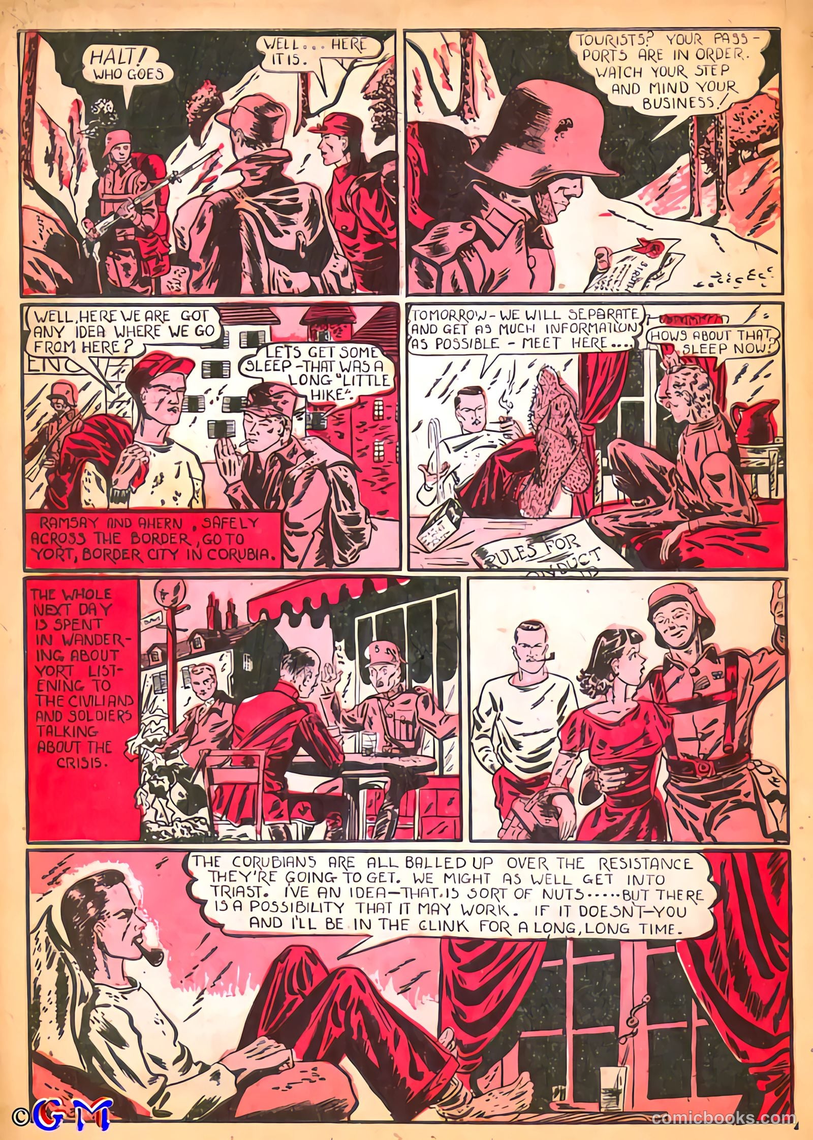 Amazing Mystery Funnies #8 (1939) — page 14 of 53