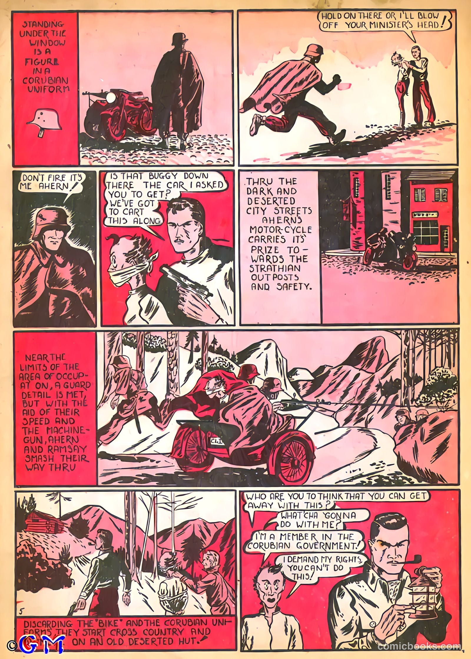 Amazing Mystery Funnies #8 (1939) — page 16 of 53
