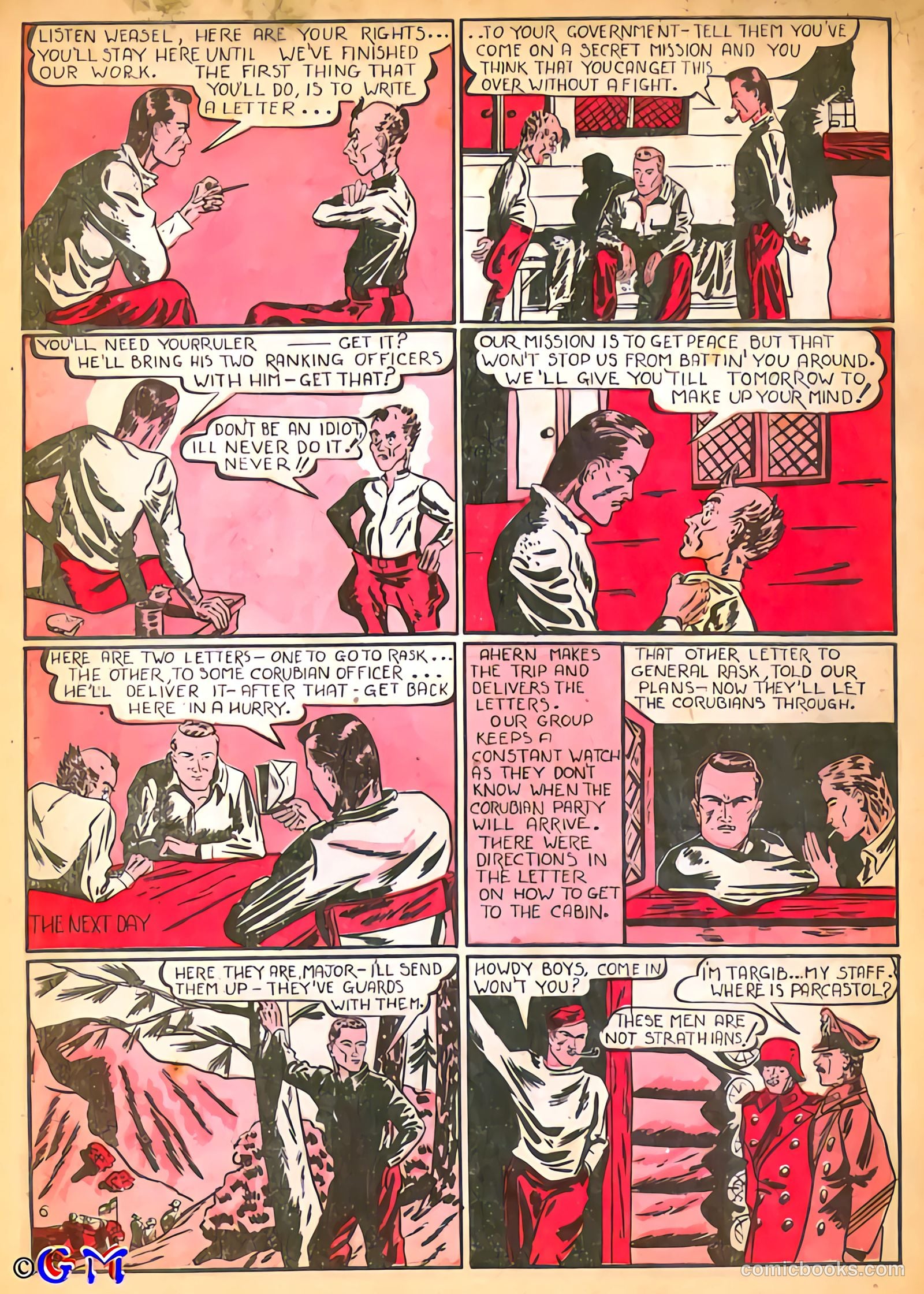 Amazing Mystery Funnies #8 (1939) — page 17 of 53