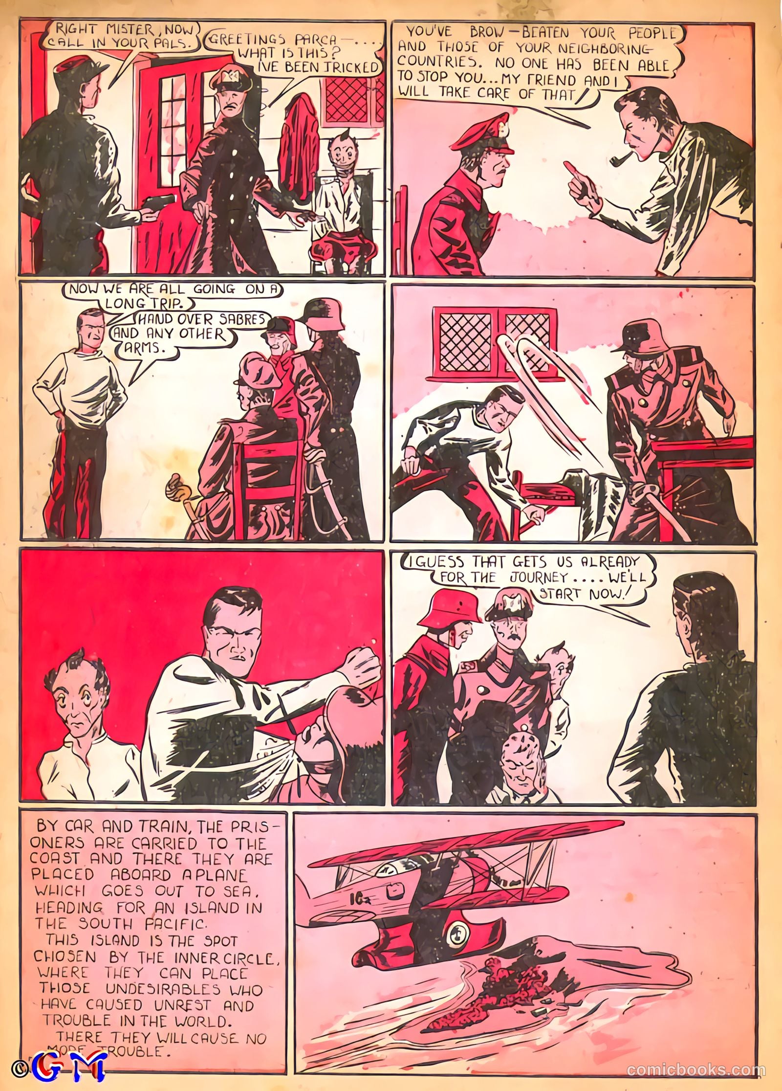Amazing Mystery Funnies #8 (1939) — page 18 of 53