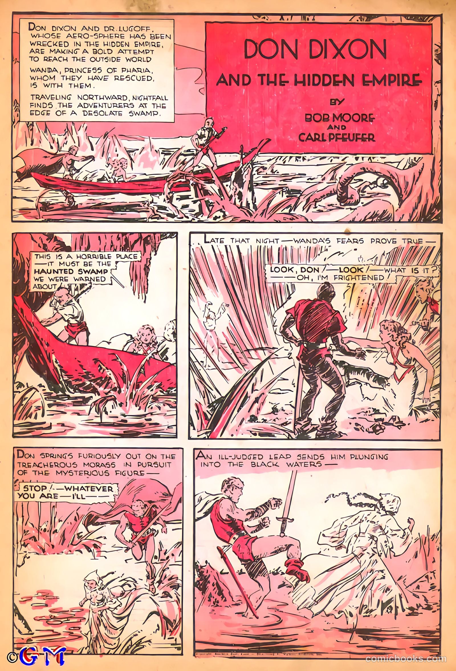 Amazing Mystery Funnies #8 (1939) — page 19 of 53
