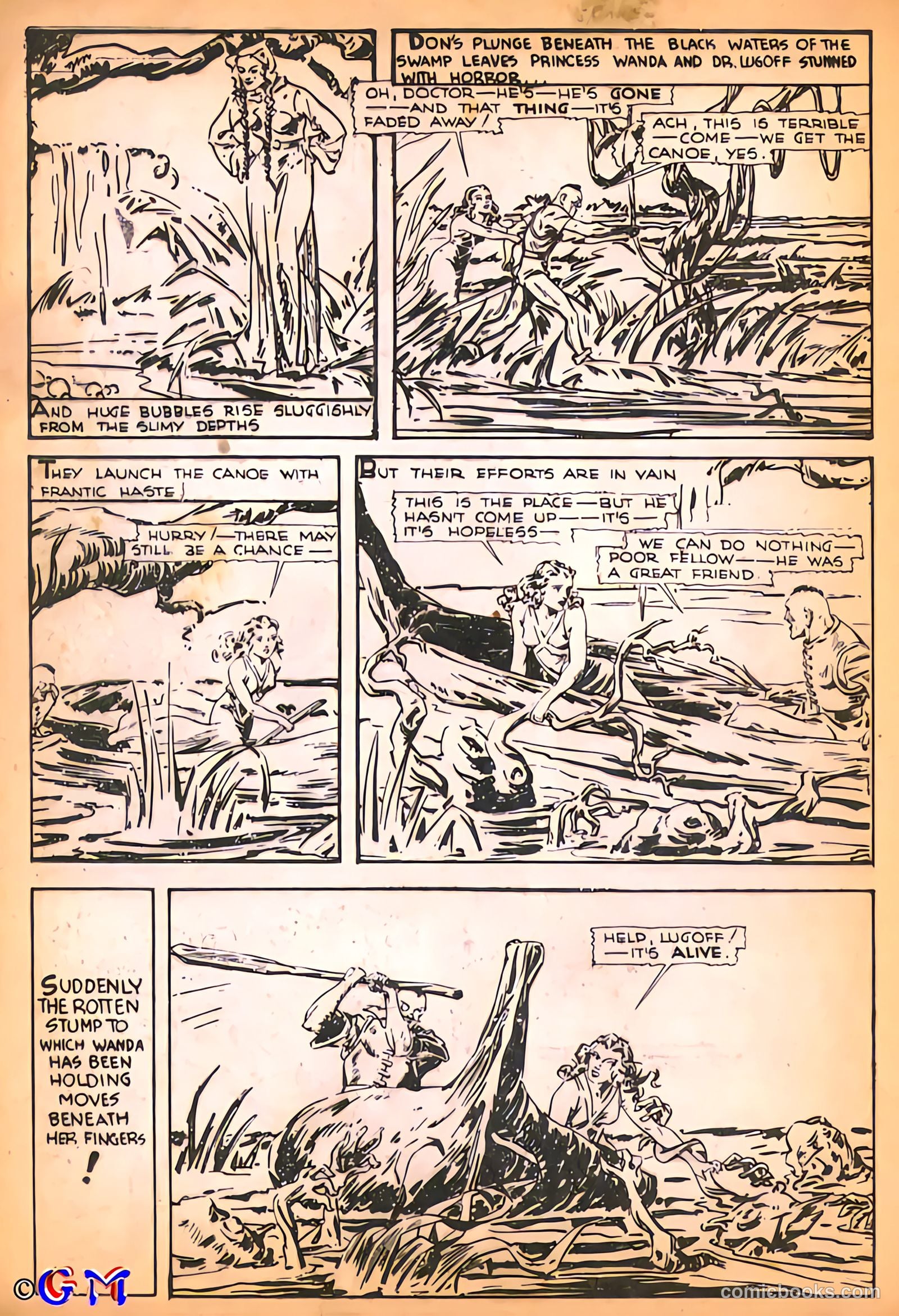 Amazing Mystery Funnies #8 (1939) — page 20 of 53