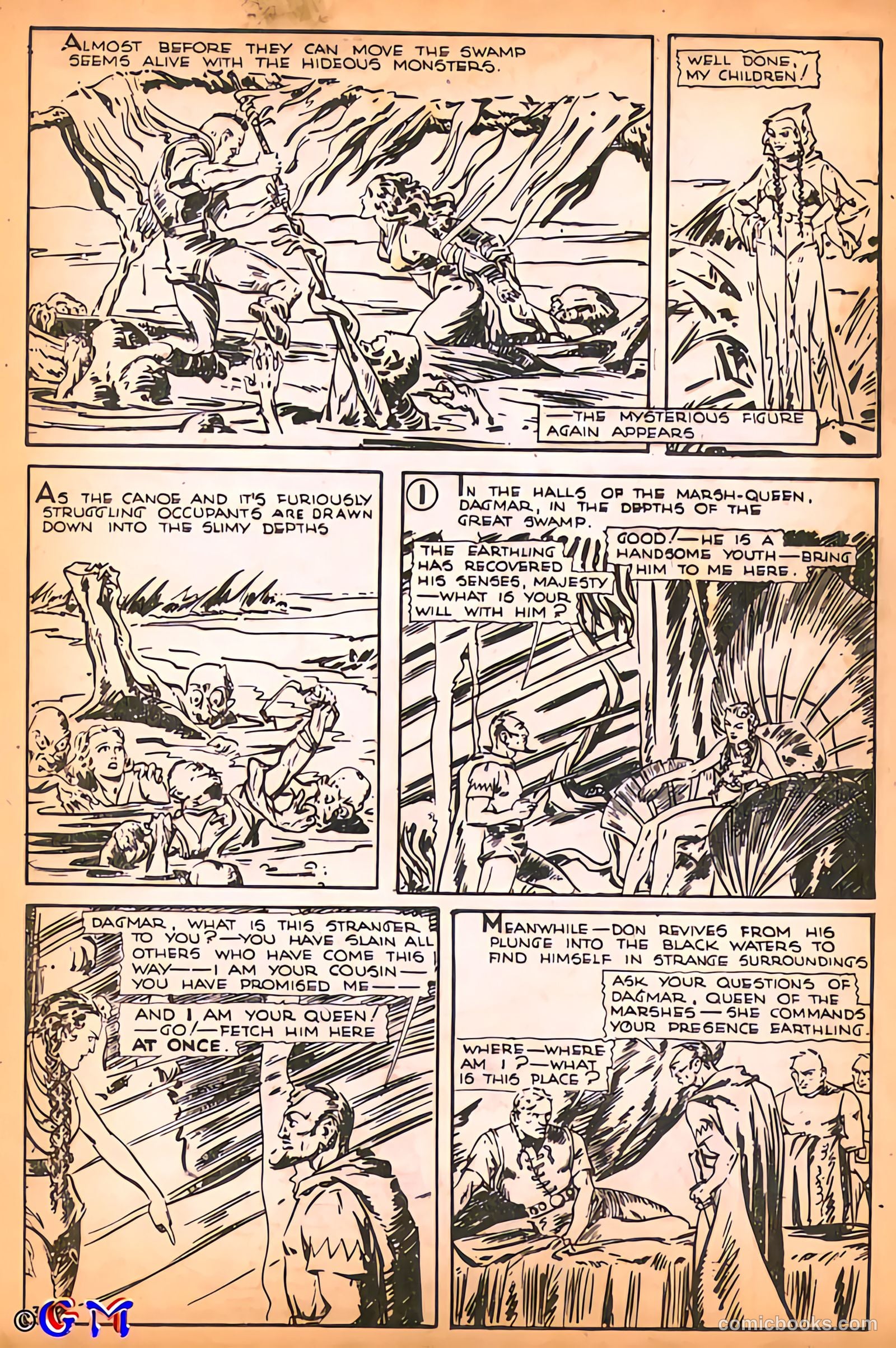 Amazing Mystery Funnies #8 (1939) — page 21 of 53