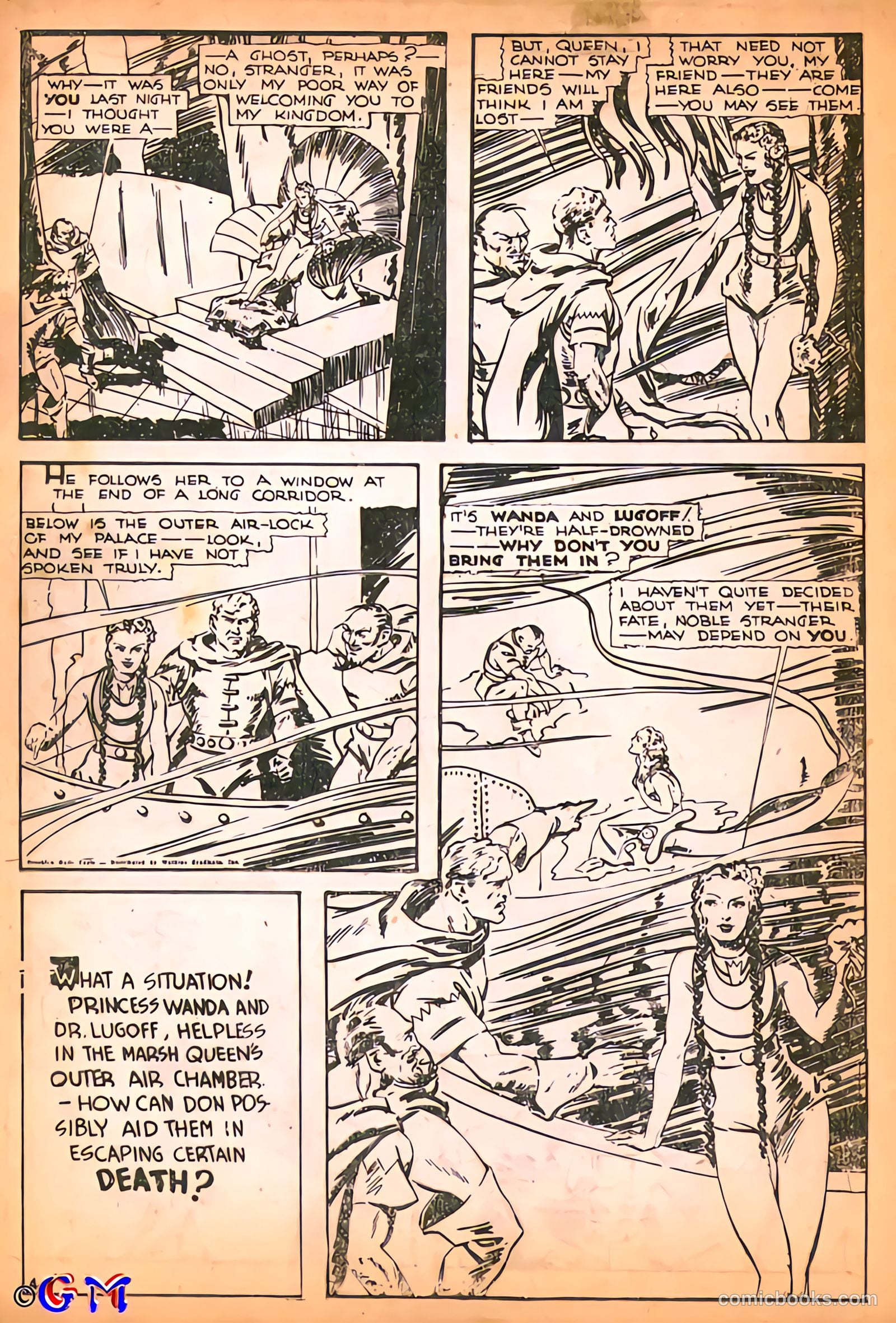 Amazing Mystery Funnies #8 (1939) — page 22 of 53