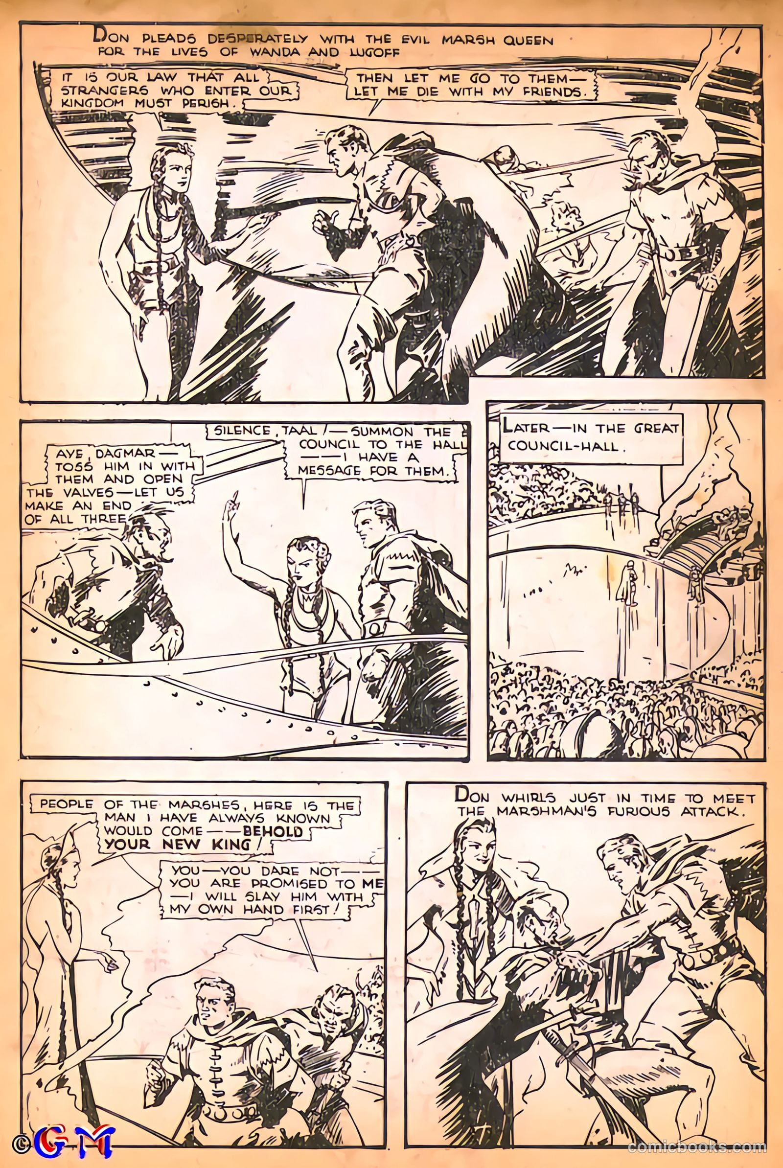 Amazing Mystery Funnies #8 (1939) — page 23 of 53