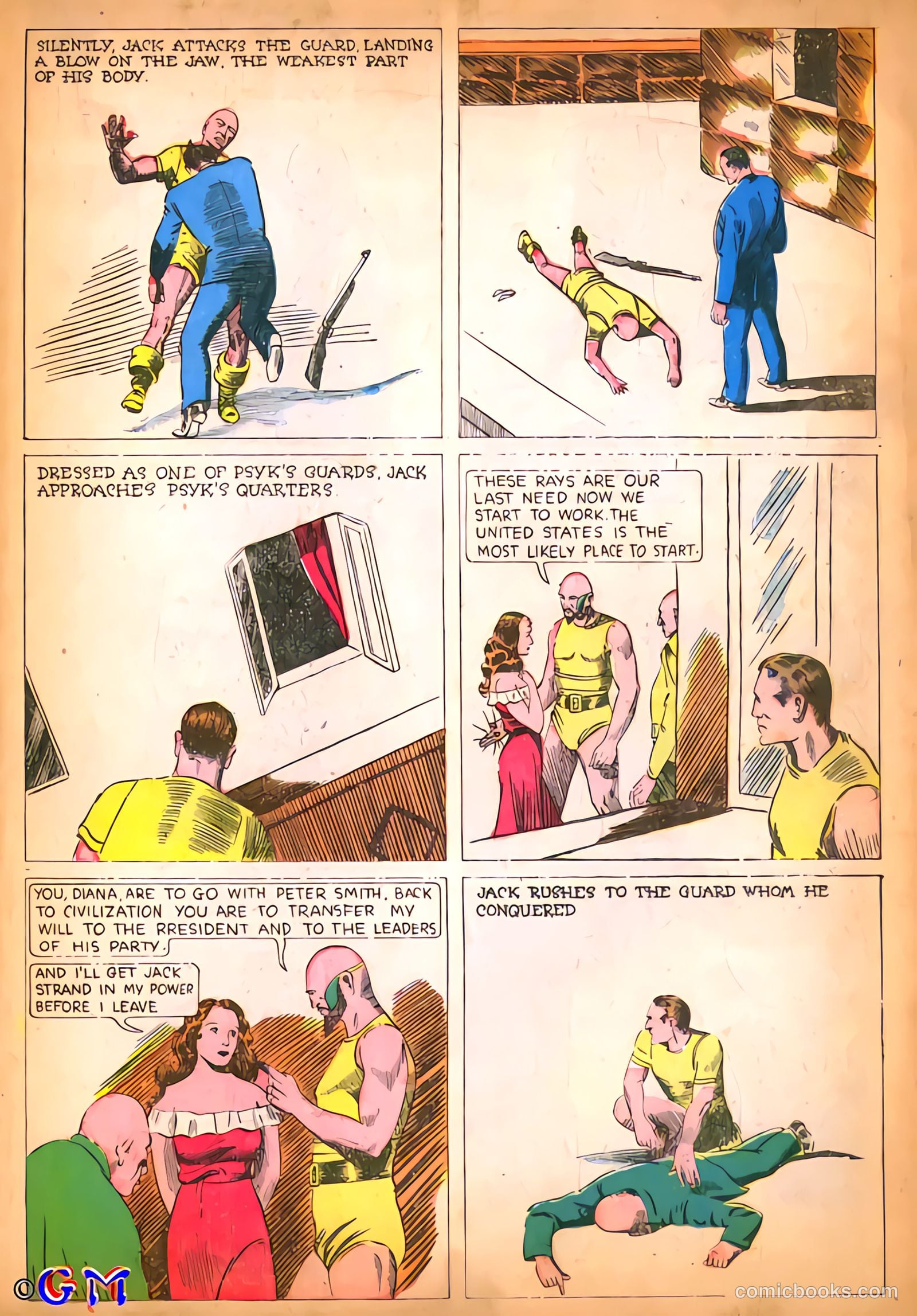 Amazing Mystery Funnies #8 (1939) — page 31 of 53