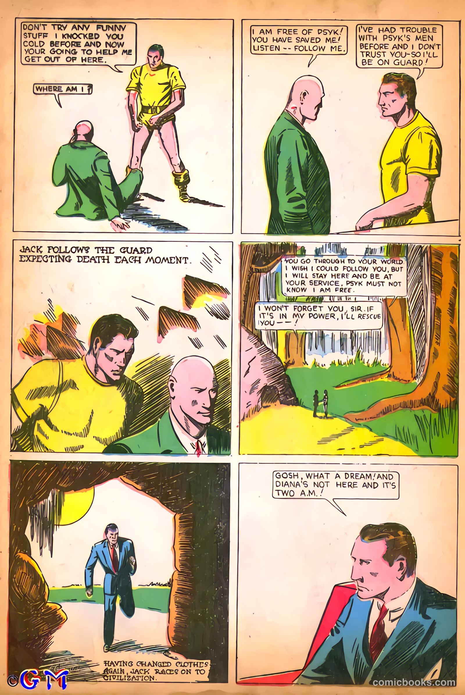 Amazing Mystery Funnies #8 (1939) — page 32 of 53
