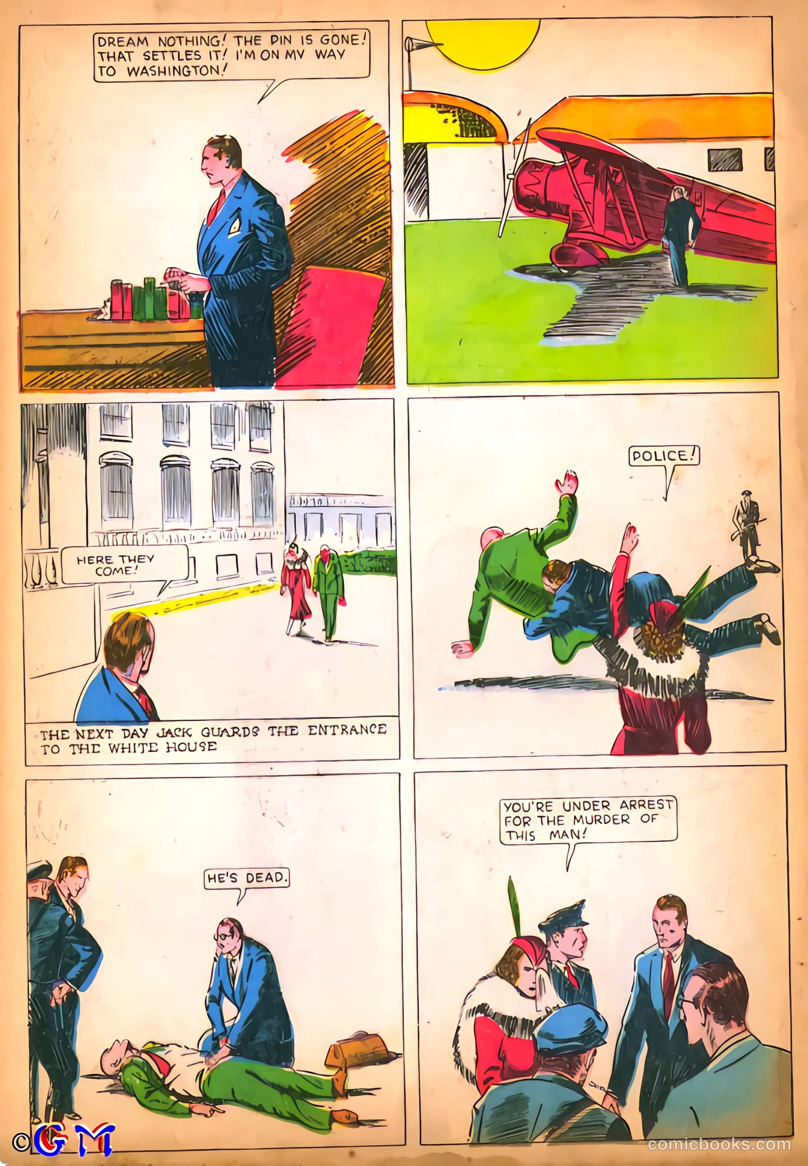 Amazing Mystery Funnies #8 (1939) — page 33 of 53
