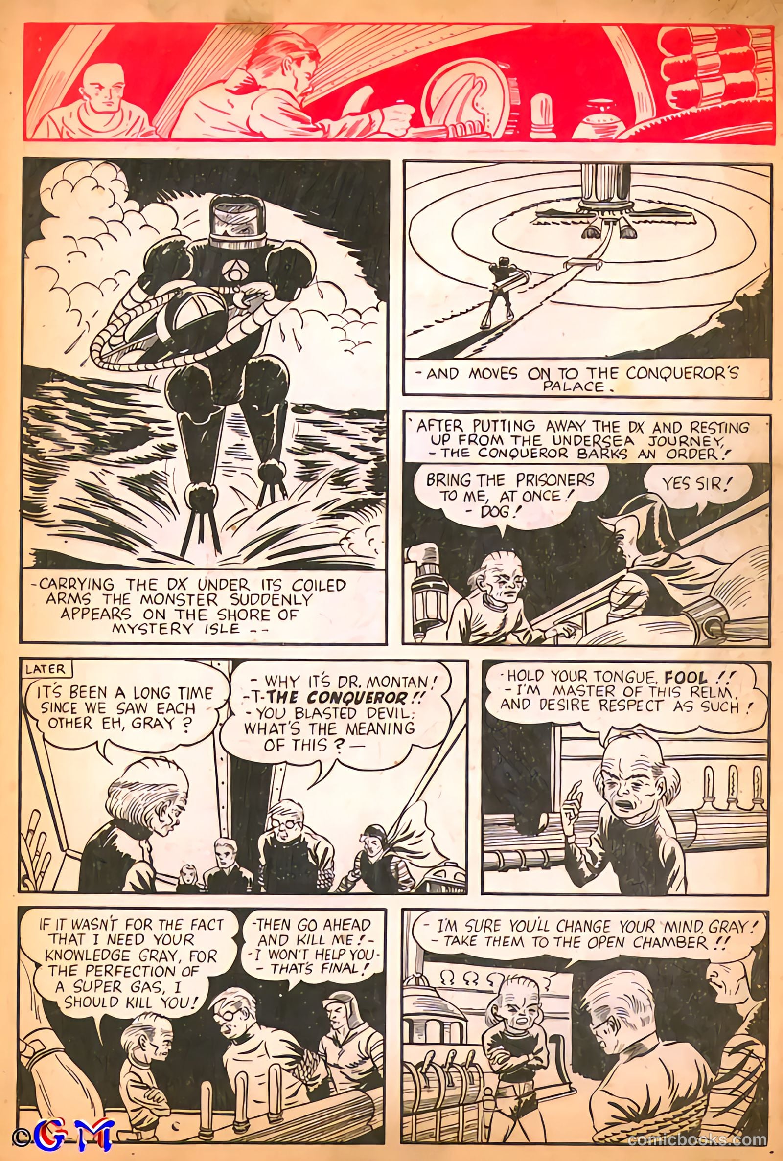 Amazing Mystery Funnies #8 (1939) — page 37 of 53