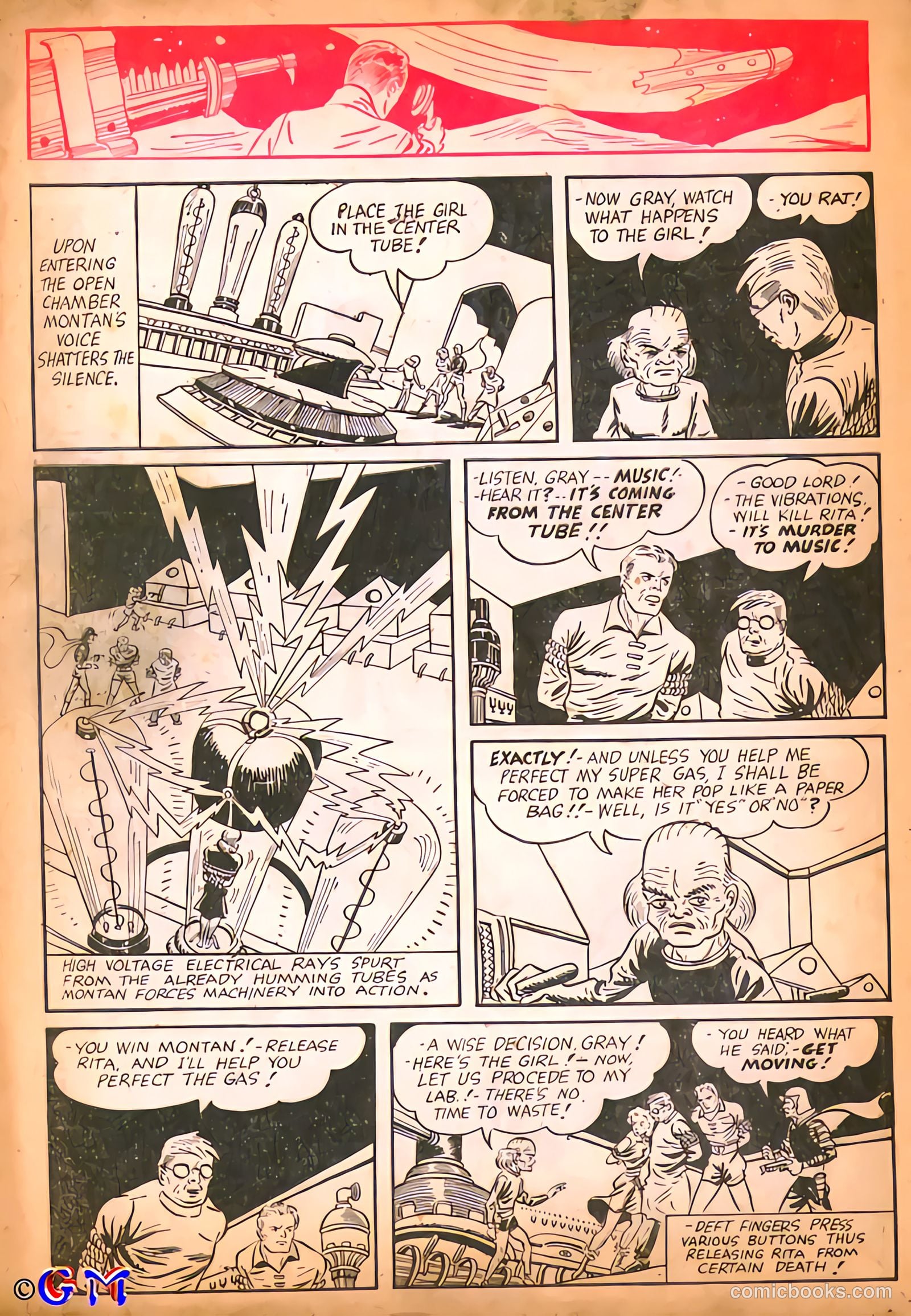 Amazing Mystery Funnies #8 (1939) — page 38 of 53