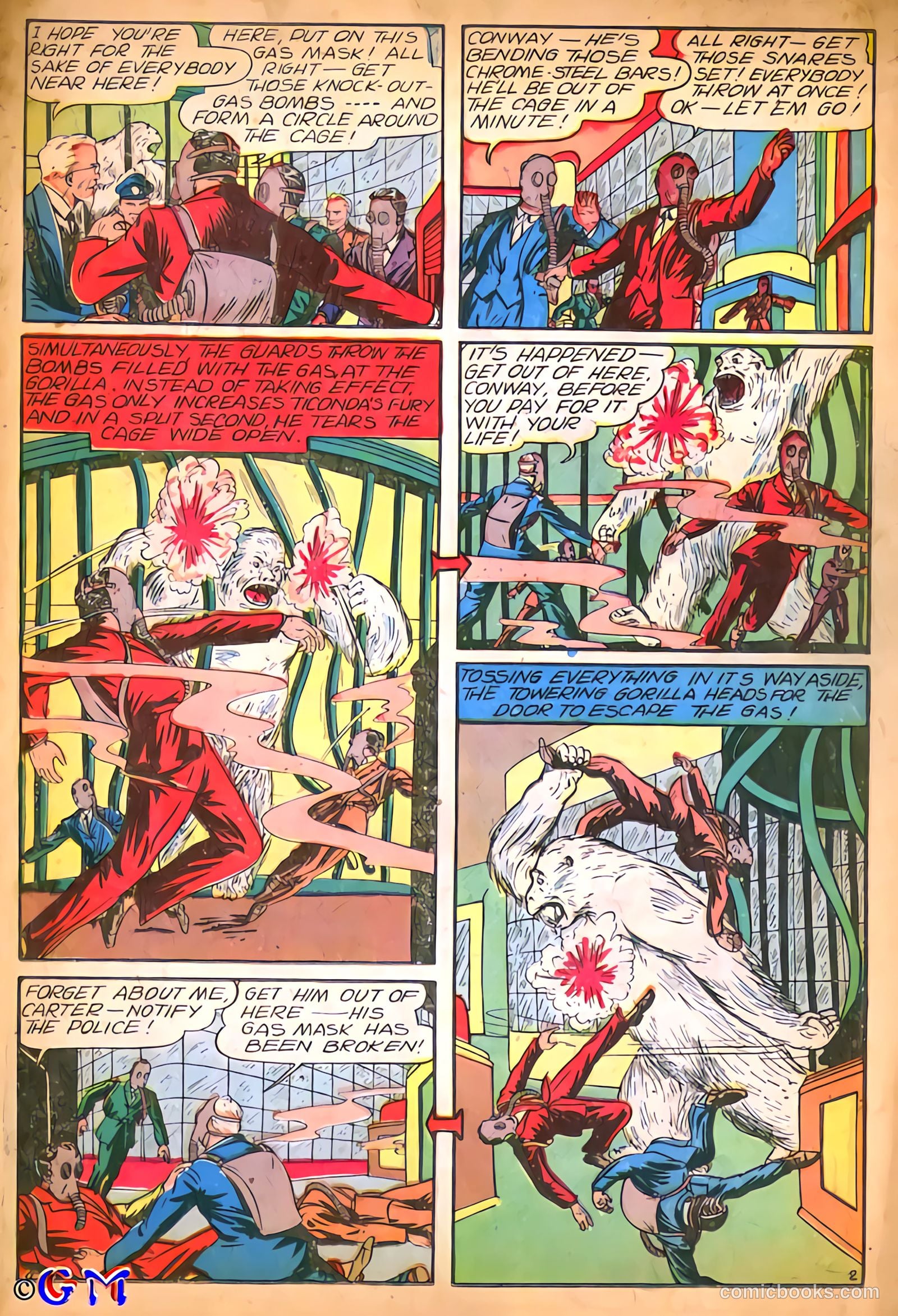 Amazing Mystery Funnies #8 (1939) — page 43 of 53