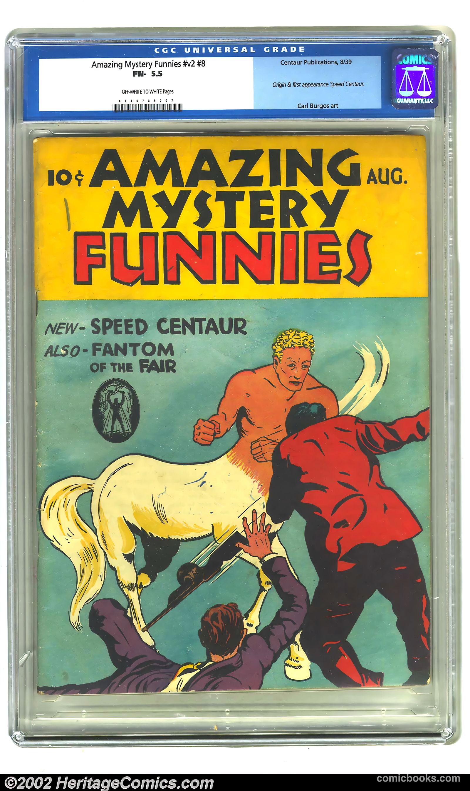 Amazing Mystery Funnies #8 (1939) — page 53 of 53