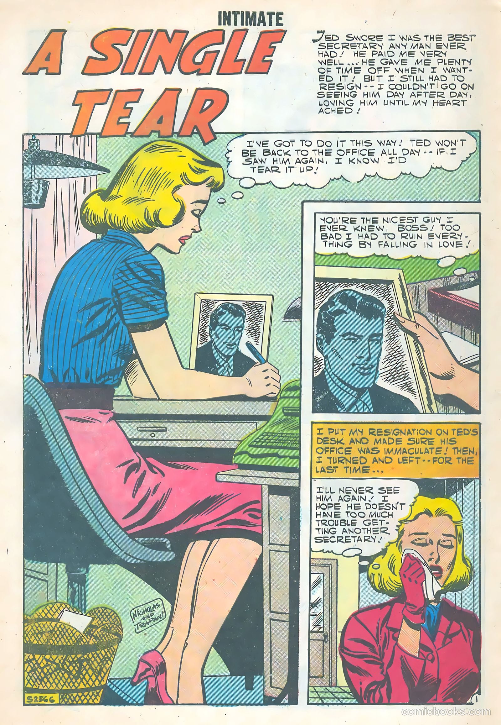 Intimate #1 (1957) — page 28 of 36