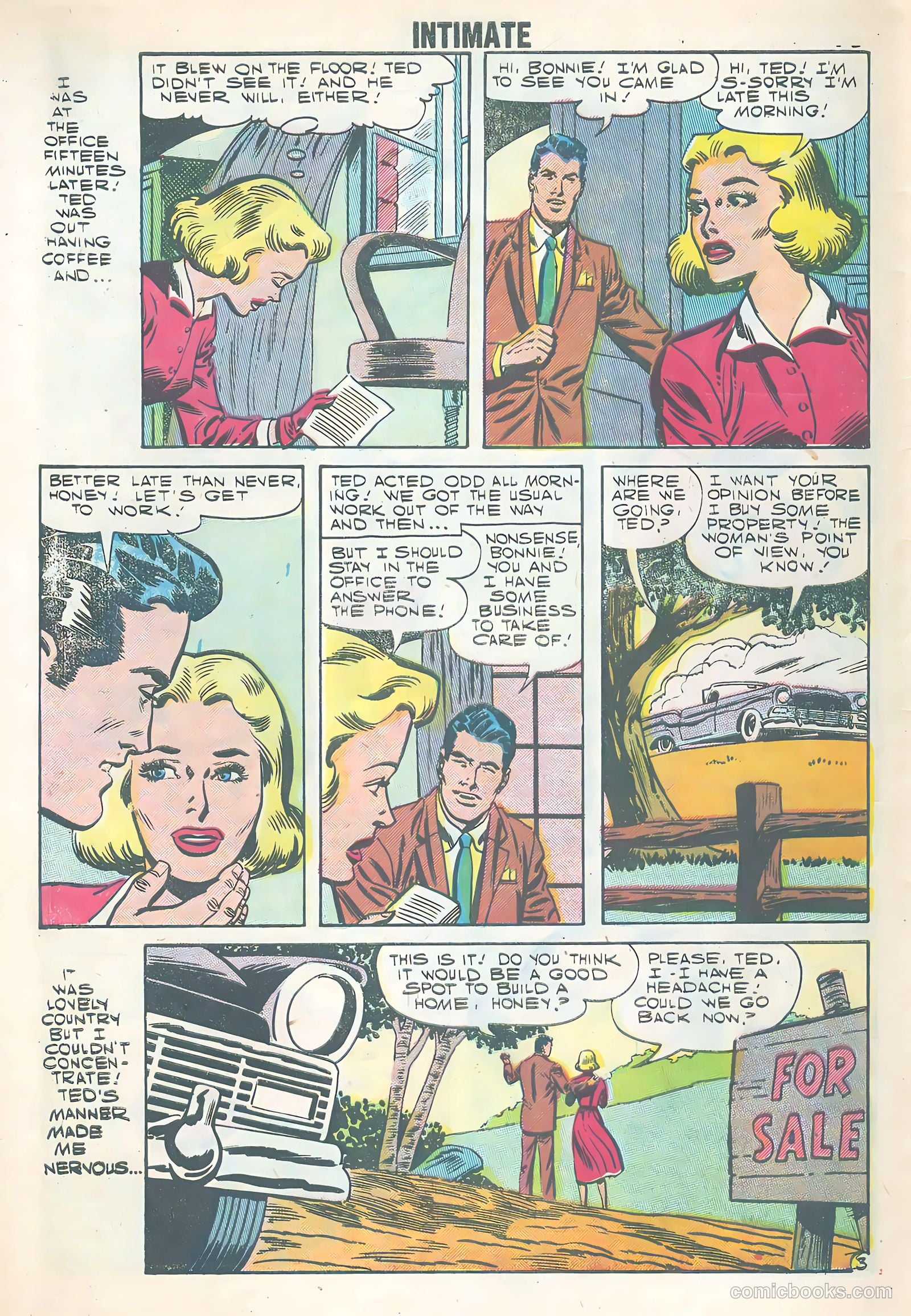 Intimate #1 (1957) — page 30 of 36