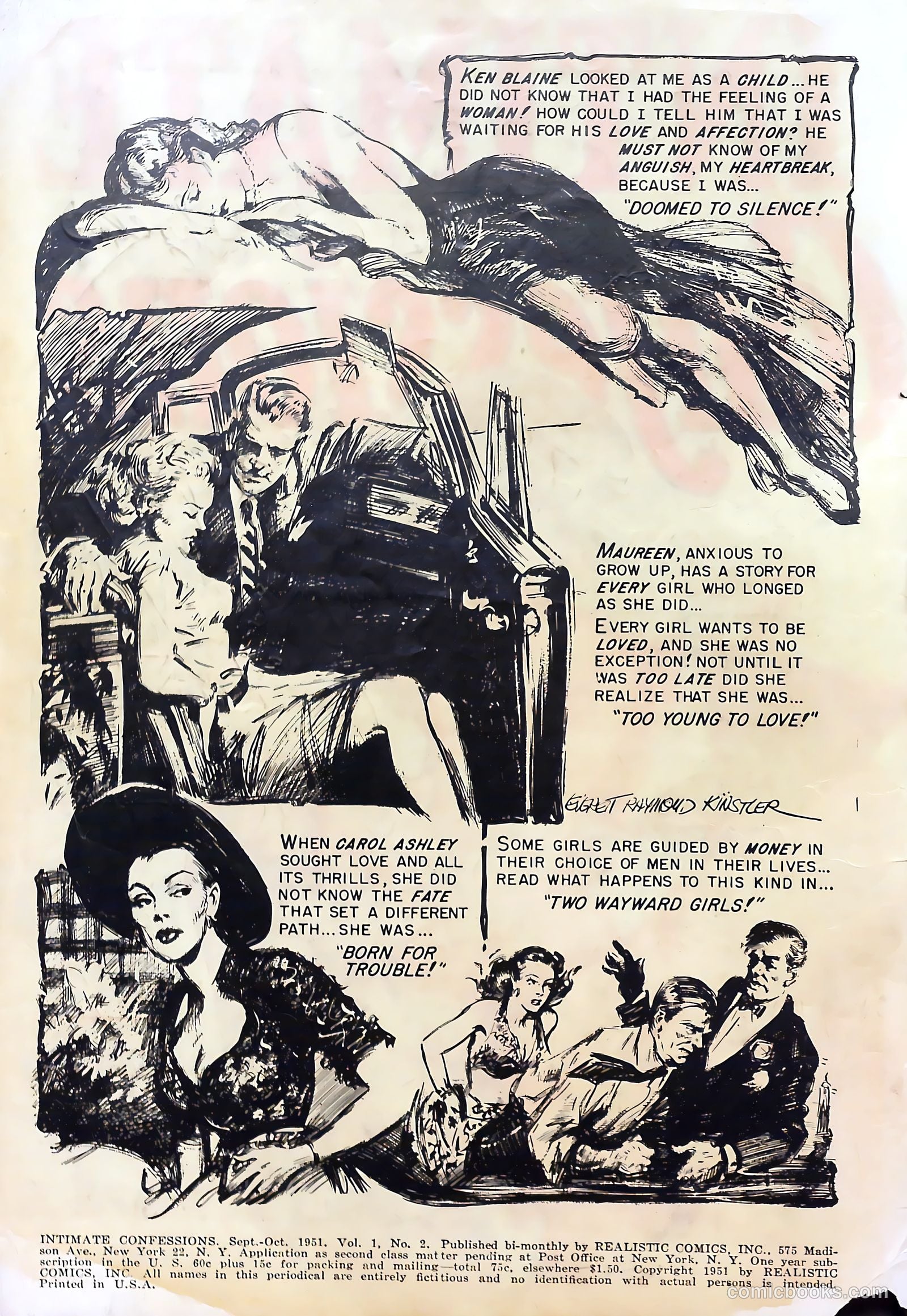 Intimate Confessions #2 (1951) — page 2 of 36