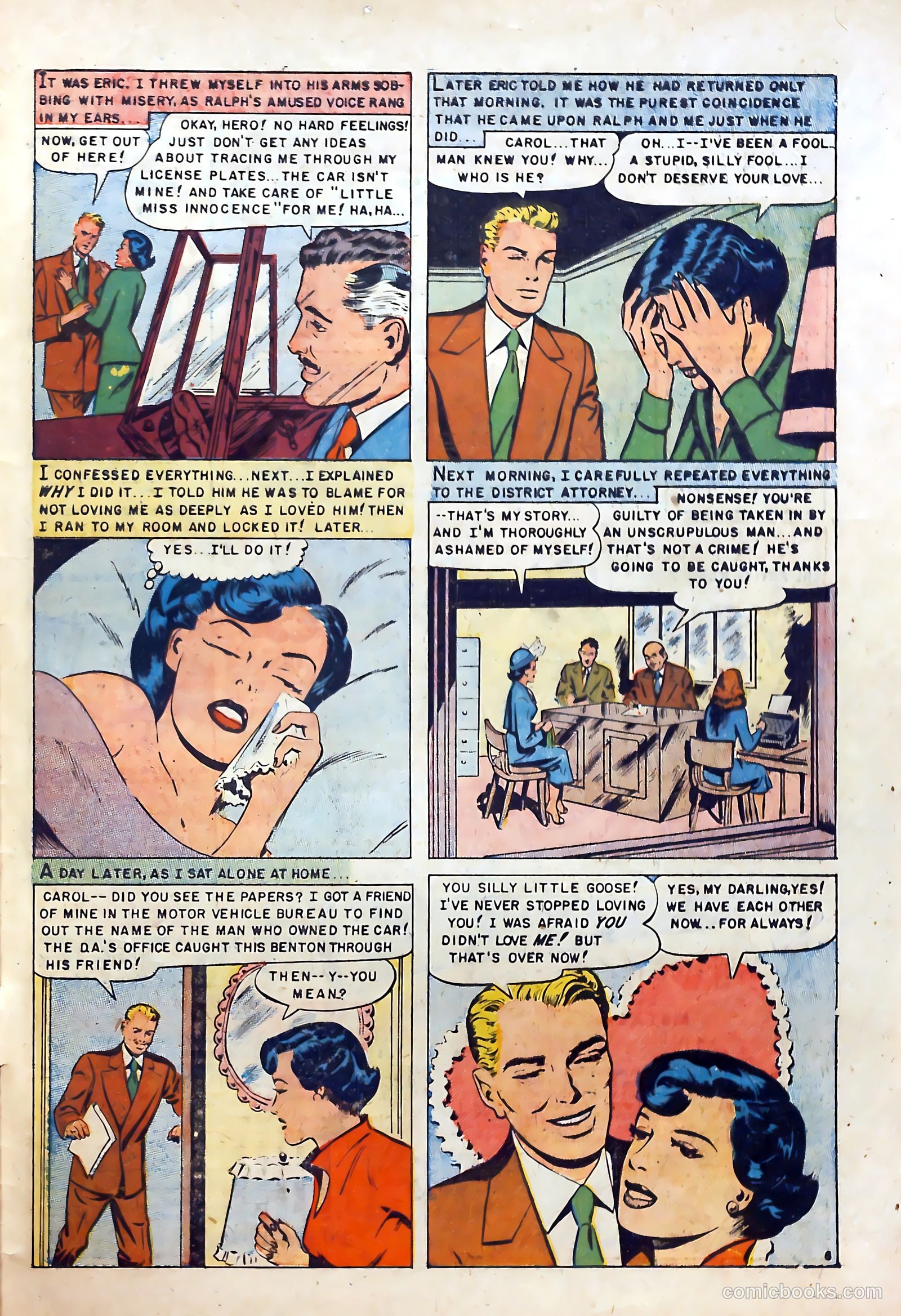 Intimate Confessions #2 (1951) — page 33 of 36