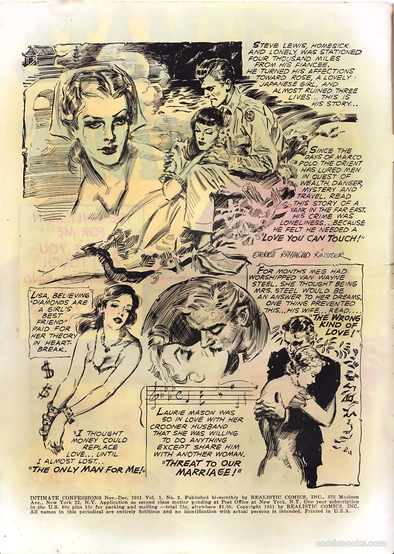 Intimate Confessions #3 (1951) — page 2 of 11