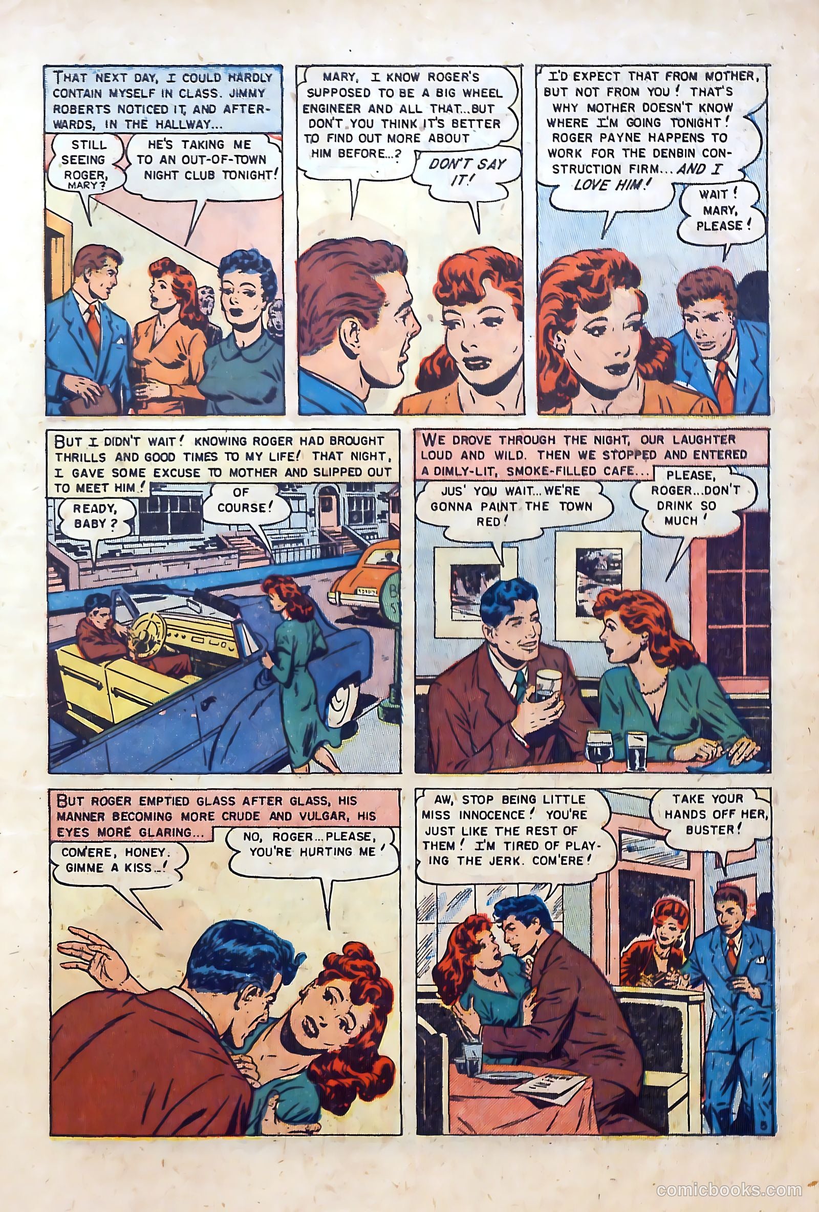 Intimate Confessions #6 (1952) — page 7 of 36