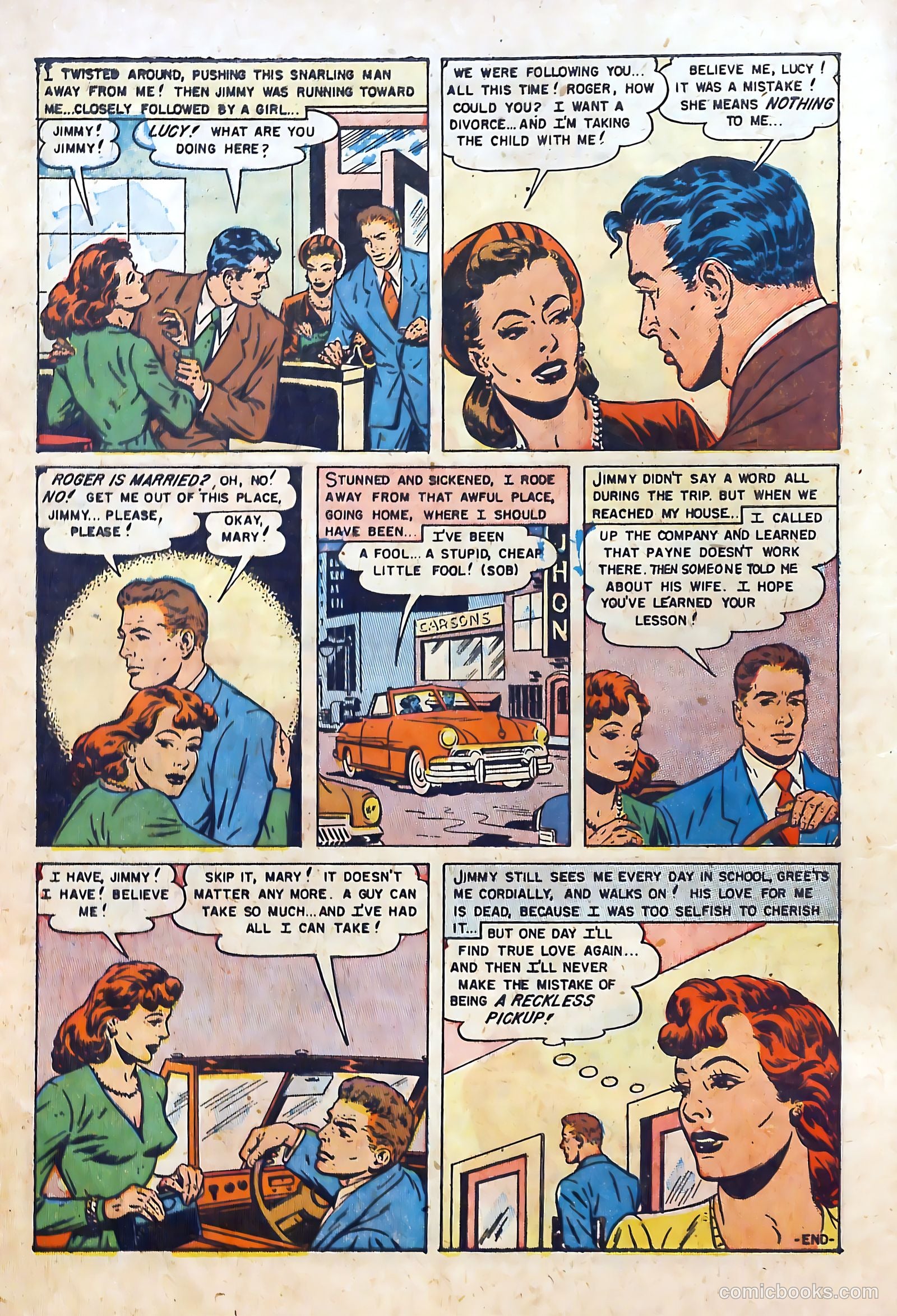 Intimate Confessions #6 (1952) — page 8 of 36